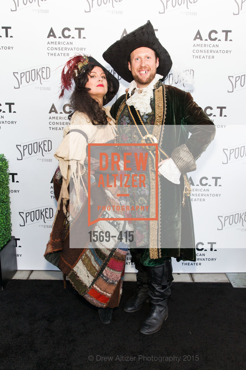 Erica Kolodny, Dan Kolodny, SPOOKED AT THE STRAND Presented by the American Conservatory Theater, The Strand Theater. 1127 Market Street, October 26th, 2015,Drew Altizer, Drew Altizer Photography, full-service agency, private events, San Francisco photographer, photographer california