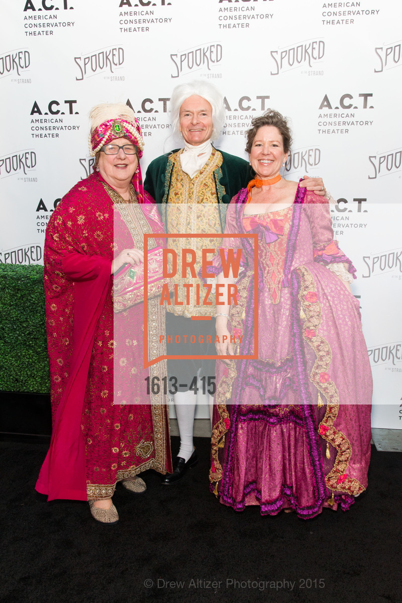 Linda Jo Fitz, Kirke Hasson, Nancy Sawyer Hasson, SPOOKED AT THE STRAND Presented by the American Conservatory Theater, The Strand Theater. 1127 Market Street, October 26th, 2015,Drew Altizer, Drew Altizer Photography, full-service agency, private events, San Francisco photographer, photographer california