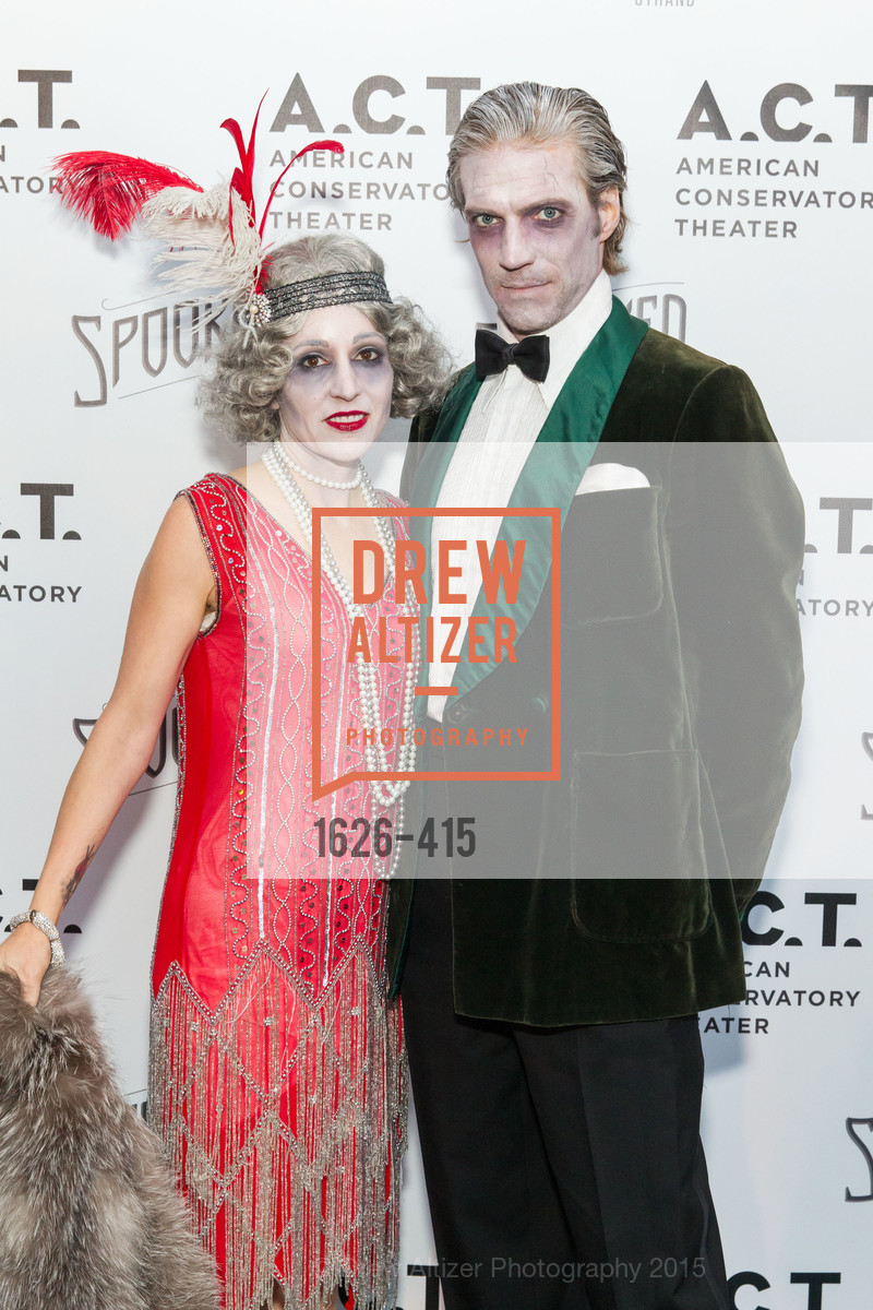 Tiffanie DeBartolo, Scott Schumaker, SPOOKED AT THE STRAND Presented by the American Conservatory Theater, The Strand Theater. 1127 Market Street, October 26th, 2015,Drew Altizer, Drew Altizer Photography, full-service agency, private events, San Francisco photographer, photographer california