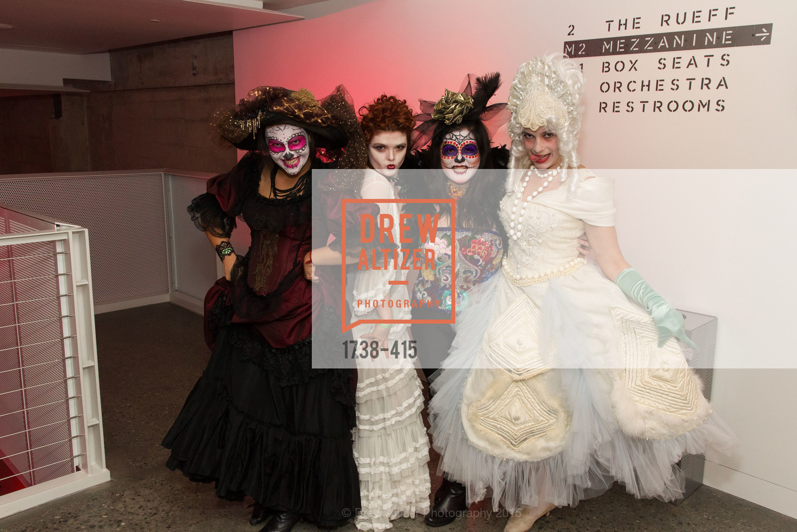 Beatriz Miranda Torres, Alexa Erbach, Norea Kang, Diana Gonzalez Murrett, SPOOKED AT THE STRAND Presented by the American Conservatory Theater, The Strand Theater. The Strand Theater, . 1127 Market Street, October 26th, 2015, Photo #1738-415 Beatriz Miranda Torres, Alexa Erbach, Norea Kang, Diana Gonzalez Murrett, Photo #1738-415