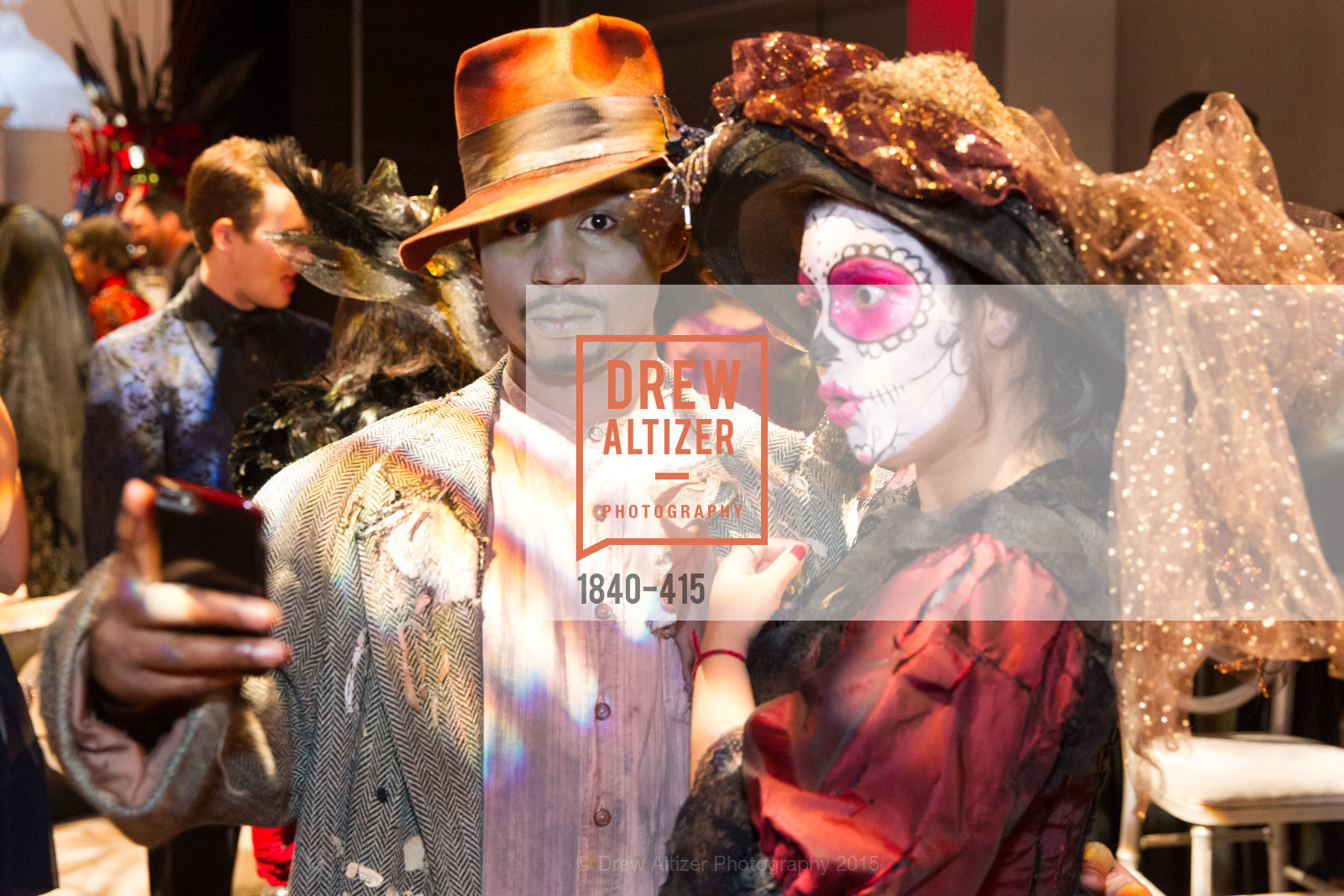 Kadeem Harris, Beatriz Miranda Torres, SPOOKED AT THE STRAND Presented by the American Conservatory Theater, The Strand Theater. 1127 Market Street, October 26th, 2015,Drew Altizer, Drew Altizer Photography, full-service agency, private events, San Francisco photographer, photographer california
