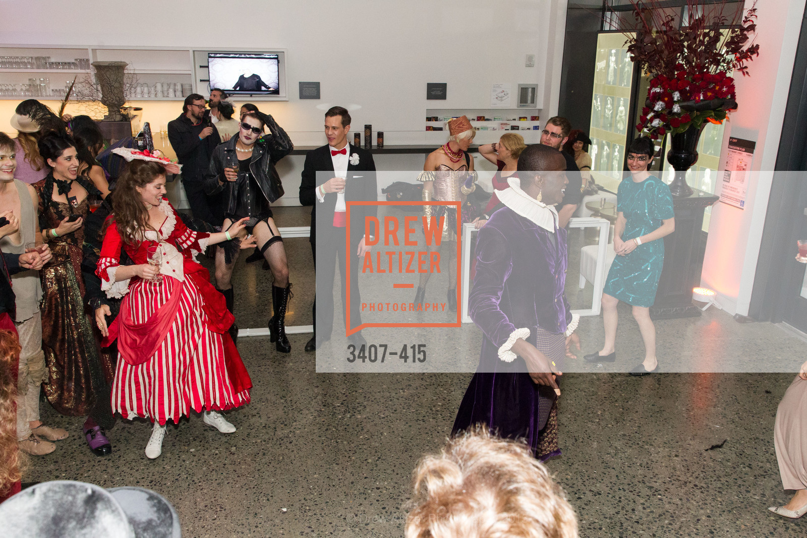 Dance Floor, SPOOKED AT THE STRAND Presented by the American Conservatory Theater, The Strand Theater. 1127 Market Street, October 26th, 2015,Drew Altizer, Drew Altizer Photography, full-service agency, private events, San Francisco photographer, photographer california