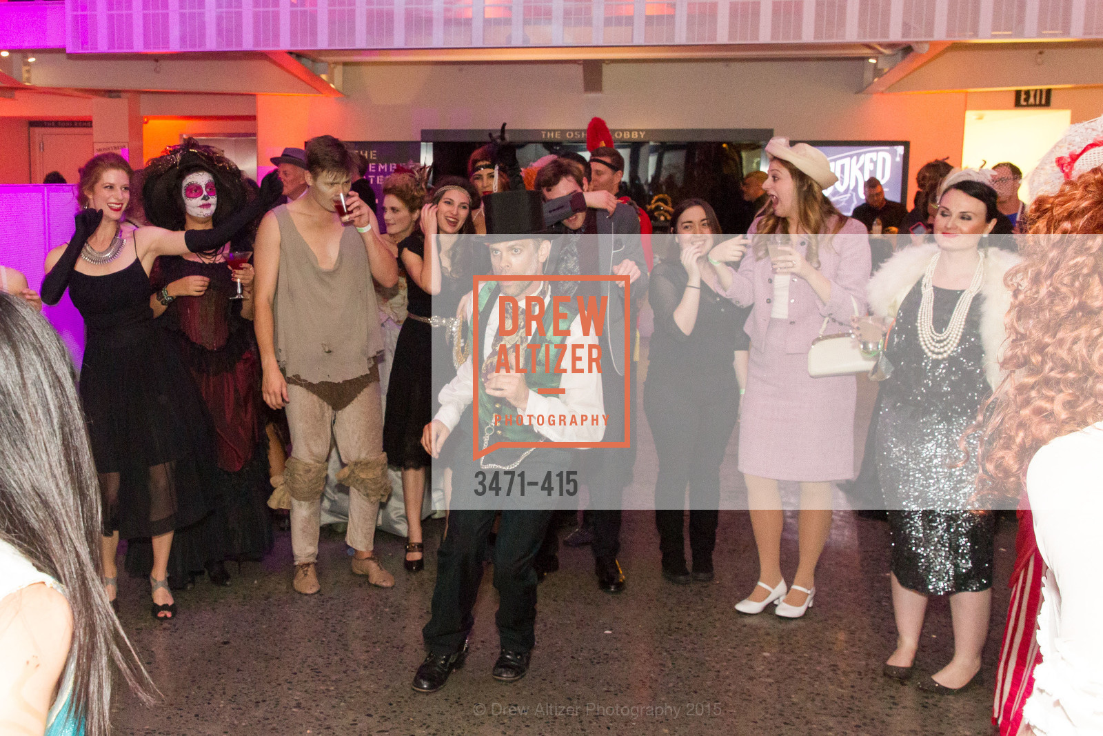 Dance Floor, SPOOKED AT THE STRAND Presented by the American Conservatory Theater, The Strand Theater. 1127 Market Street, October 26th, 2015,Drew Altizer, Drew Altizer Photography, full-service agency, private events, San Francisco photographer, photographer california