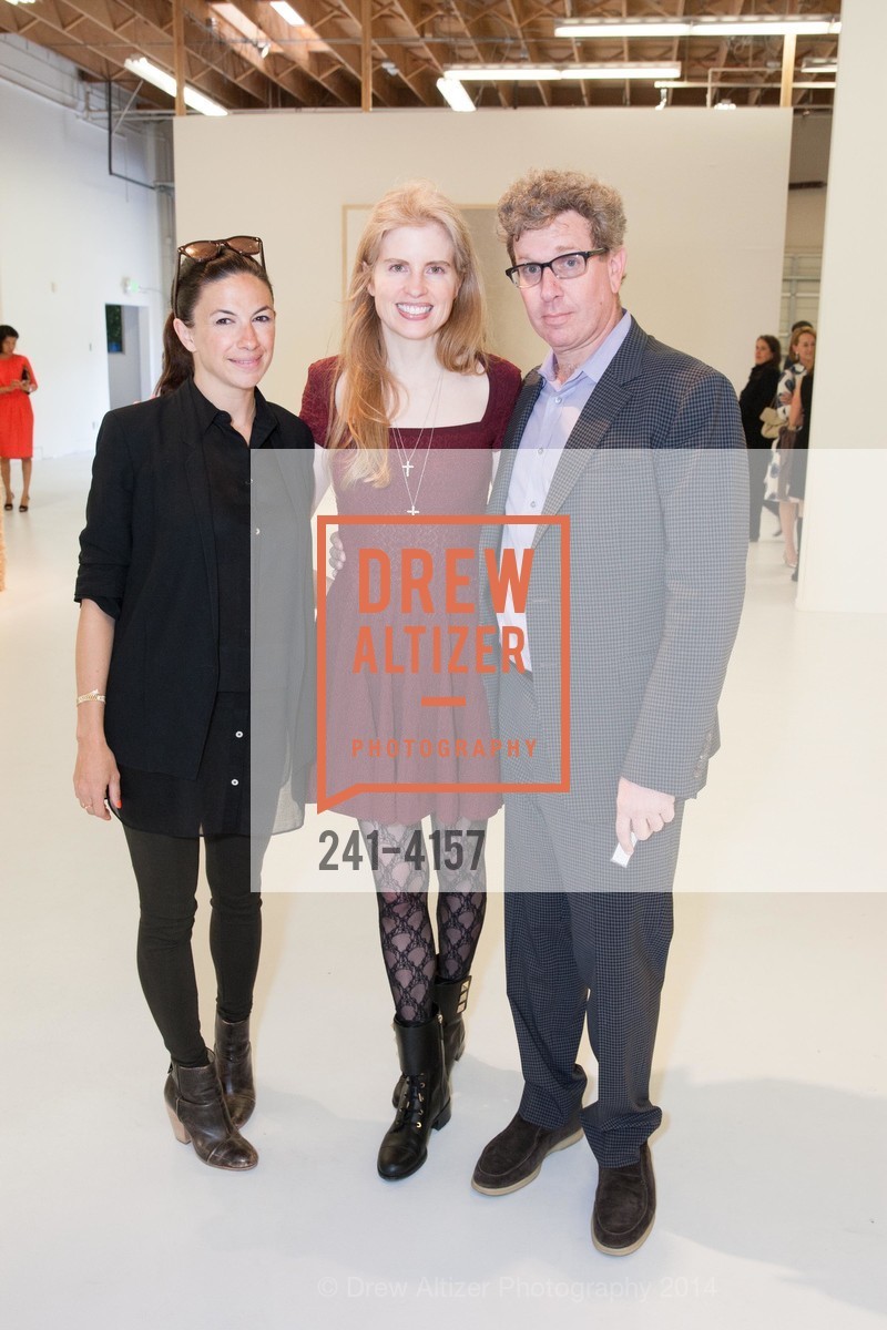 Sabrina Buell, Laura Arrillaga-Andreessen, Marc Glimcher, PACE GALLERY, Menlo Park Presents Tara Donovan's Exhibit, US, May 21st, 2014, Photo #241-4157 Sabrina Buell, Laura Arrillaga-Andreessen, Marc Glimcher, Photo #241-4157