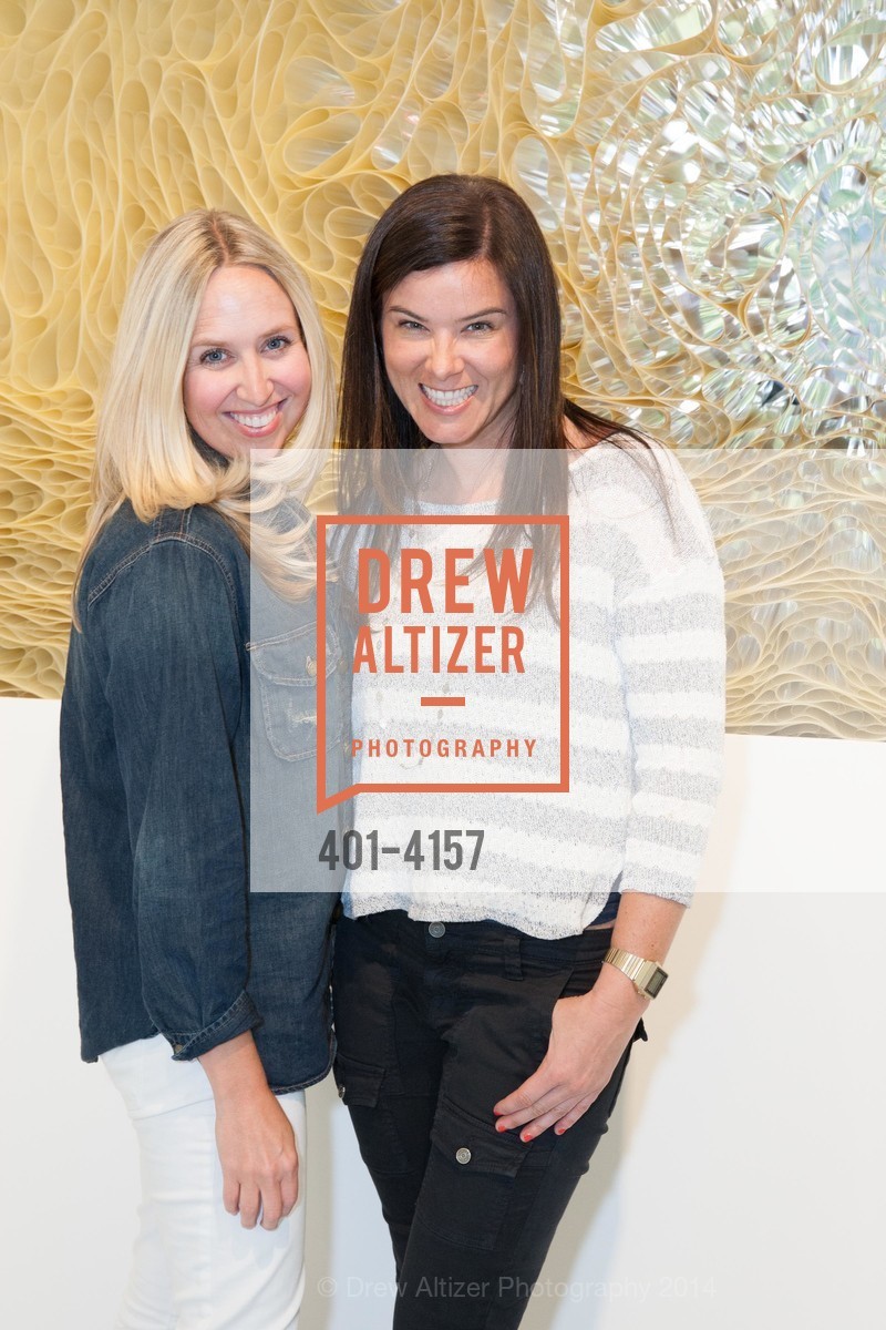 Rebecca Hahn, Becky Porter, PACE GALLERY, Menlo Park Presents Tara Donovan's Exhibit, US, May 21st, 2014, Photo #401-4157 Rebecca Hahn, Becky Porter, Photo #401-4157