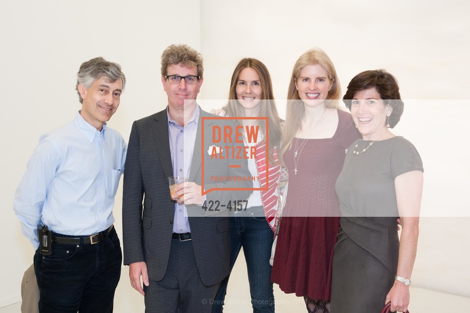 Gary Lauder, Marc Glimcher, Fairfax Dorn, Laura Arrillaga-Andreessen, Laura Lauder, PACE GALLERY, Menlo Park Presents Tara Donovan's Exhibit, US, May 21st, 2014, Photo #422-4157 Gary Lauder, Marc Glimcher, Fairfax Dorn, Laura Arrillaga-Andreessen, Laura Lauder, Photo #422-4157
