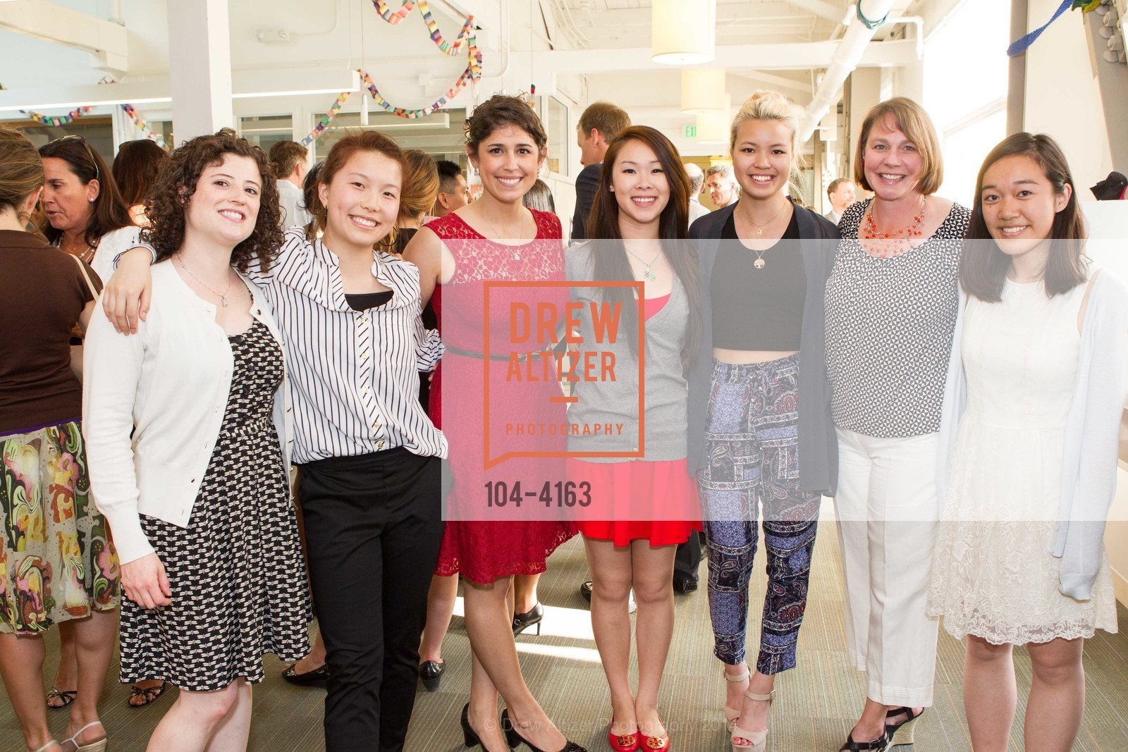 Dana Hall, Elizabeth Hua, Ana Maria Soler, Lisa Li, Nina Huynh, Bridgett Maley, Annie Xie, 6th Annual SMART GOES TO COLLEGE Dinner, US, May 1st, 2014, Photo #104-4163 Dana Hall, Elizabeth Hua, Ana Maria Soler, Lisa Li, Nina Huynh, Bridgett Maley, Annie Xie, Photo #104-4163