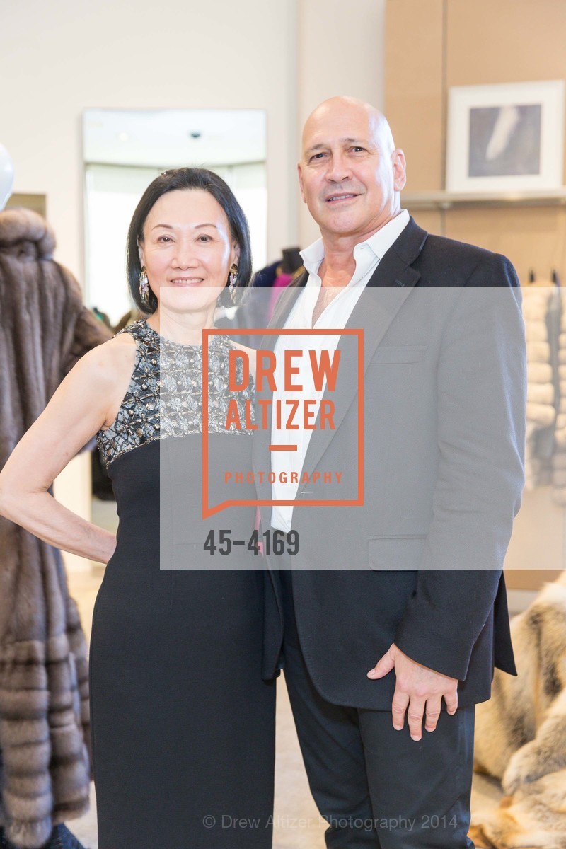 Iris Chan, Carmen Marc Valvo, 2014 BAAA Benefit & Fashion Show Launch Party with Carmen Marc Valvo at SAKS FIFTH AVENUE, US, June 26th, 2014, Photo #45-4169 Iris Chan, Carmen Marc Valvo, Photo #45-4169