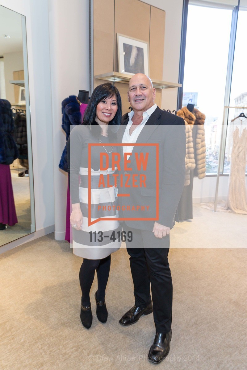 Shelley Cramer, Carmen Marc Valvo, 2014 BAAA Benefit & Fashion Show Launch Party with Carmen Marc Valvo at SAKS FIFTH AVENUE, US, June 26th, 2014, Photo #113-4169 Shelley Cramer, Carmen Marc Valvo, Photo #113-4169