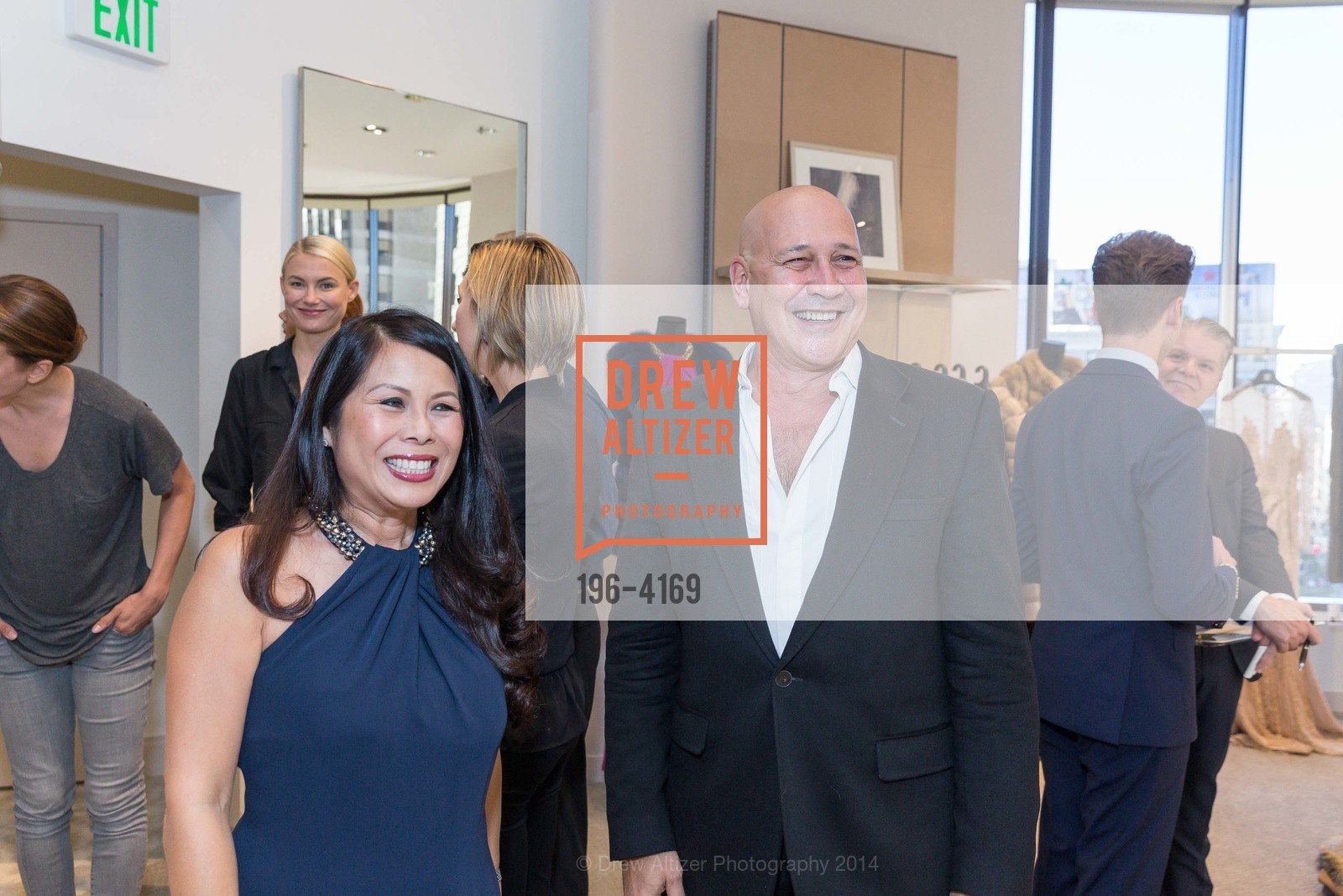 Sharon Seto, Carmen Marc Valvo, 2014 BAAA Benefit & Fashion Show Launch Party with Carmen Marc Valvo at SAKS FIFTH AVENUE, US, June 26th, 2014, Photo #196-4169 Sharon Seto, Carmen Marc Valvo, Photo #196-4169