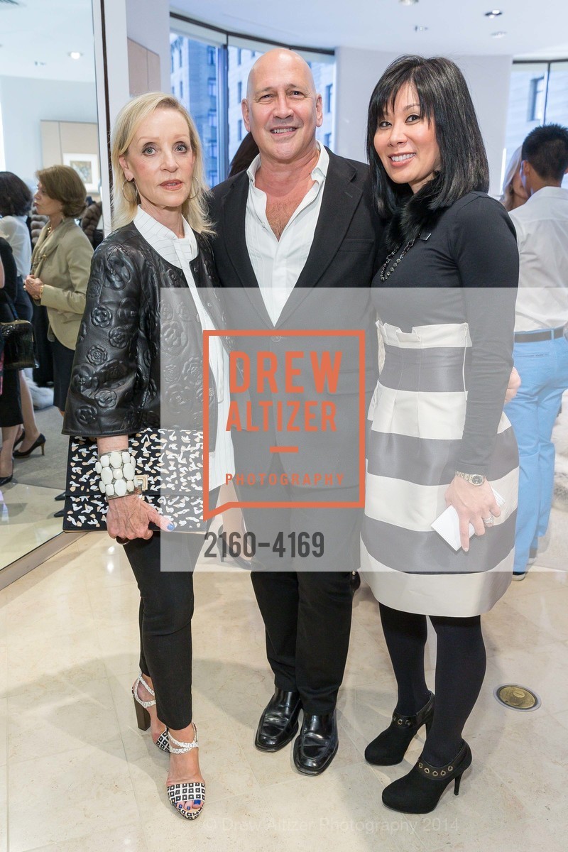 Barbara Brown, Carmen Marc Valvo, Shelley Cramer, 2014 BAAA Benefit & Fashion Show Launch Party with Carmen Marc Valvo at SAKS FIFTH AVENUE, US, June 26th, 2014, Photo #2160-4169 Barbara Brown, Carmen Marc Valvo, Shelley Cramer, Photo #2160-4169