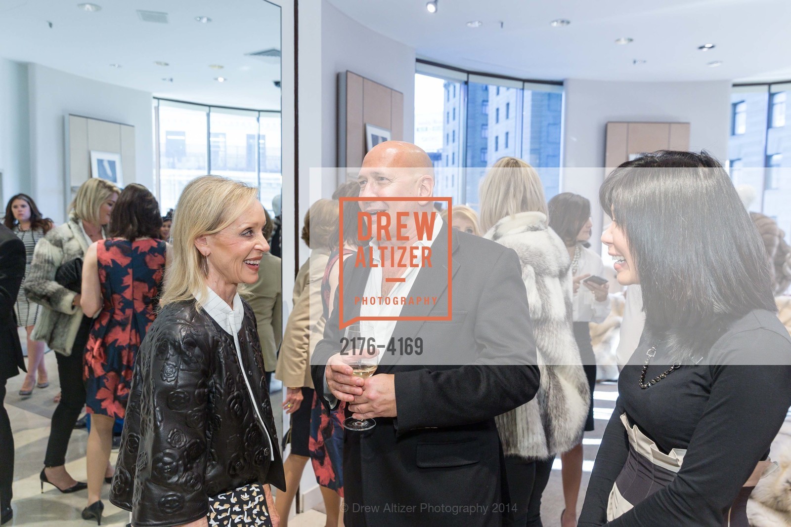 Barbara Brown, Carmen Marc Valvo, Shelley Cramer, 2014 BAAA Benefit & Fashion Show Launch Party with Carmen Marc Valvo at SAKS FIFTH AVENUE, US, June 26th, 2014, Photo #2176-4169 Barbara Brown, Carmen Marc Valvo, Shelley Cramer, Photo #2176-4169
