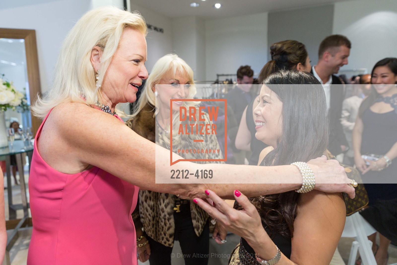 Claire Kostic, Daru Kawalkowski, Sharon Seto, 2014 BAAA Benefit & Fashion Show Launch Party with Carmen Marc Valvo at SAKS FIFTH AVENUE, US, June 26th, 2014, Photo #2212-4169 Claire Kostic, Daru Kawalkowski, Sharon Seto, Photo #2212-4169