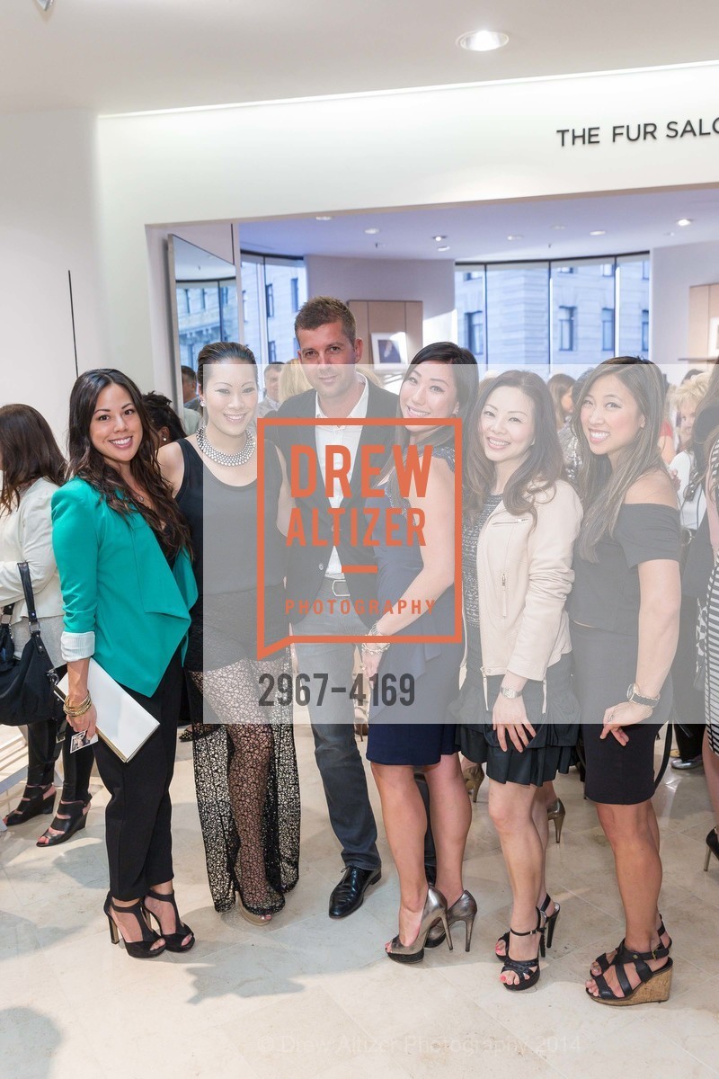 Elaine Ko, Stephanie Ng, Antoine Crumeyrolle, Angellica Yi, Coco Pai, Christine Lee, 2014 BAAA Benefit & Fashion Show Launch Party with Carmen Marc Valvo at SAKS FIFTH AVENUE, US, June 26th, 2014, Photo #2967-4169 Elaine Ko, Stephanie Ng, Antoine Crumeyrolle, Angellica Yi, Coco Pai, Christine Lee, Photo #2967-4169