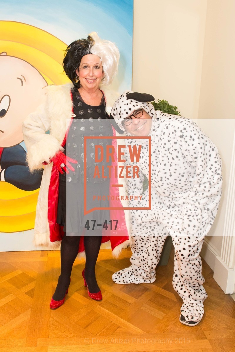 Karen Kubin, Gary Garabedian, Wolfson-Federighi Cartoon Costume Party, Private Residence. 737 Bay Road, October 24th, 2015,Drew Altizer, Drew Altizer Photography, full-service agency, private events, San Francisco photographer, photographer california