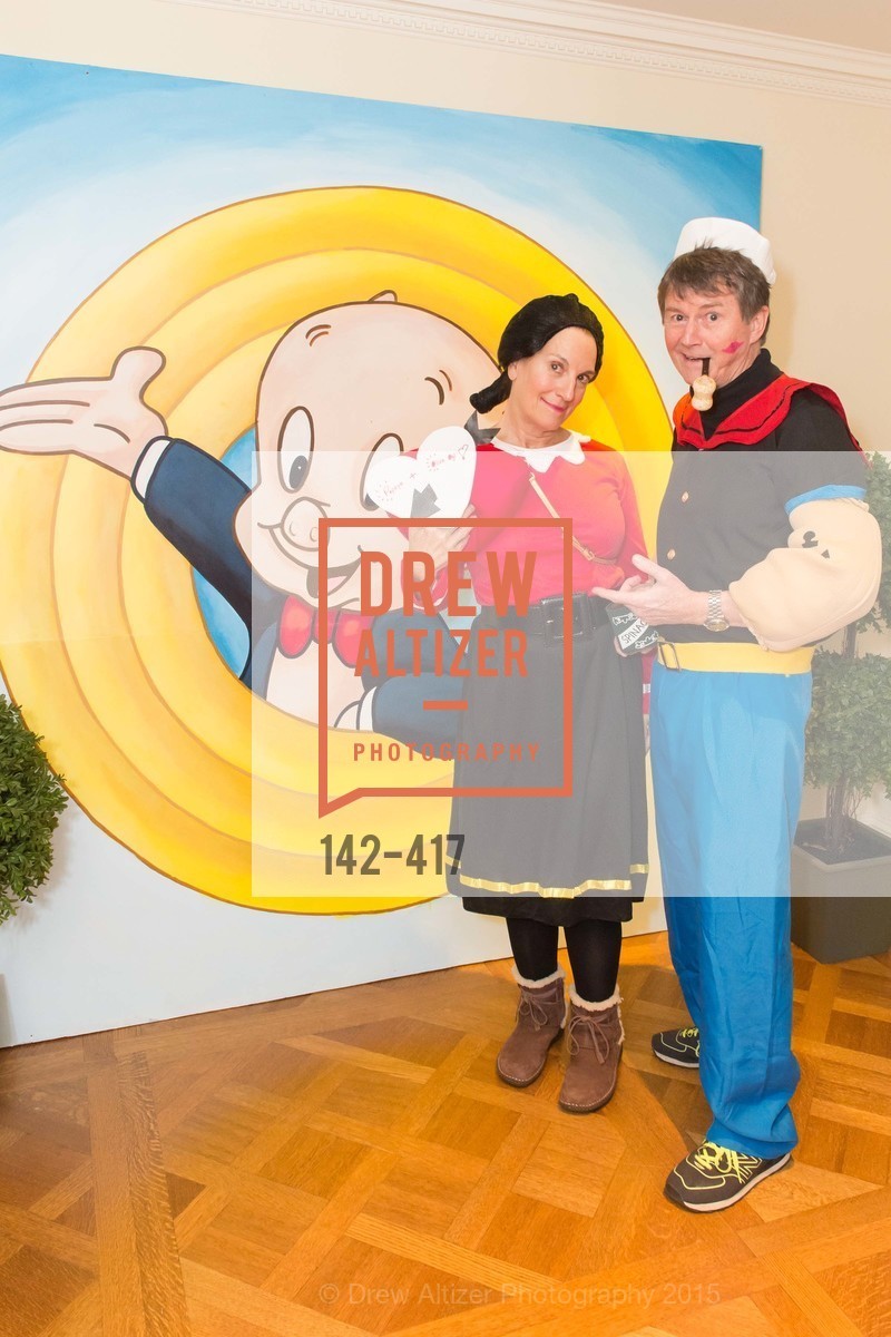 Debby Sagues, Paul Sagues, Wolfson-Federighi Cartoon Costume Party, Private Residence. 737 Bay Road, October 24th, 2015,Drew Altizer, Drew Altizer Photography, full-service agency, private events, San Francisco photographer, photographer california