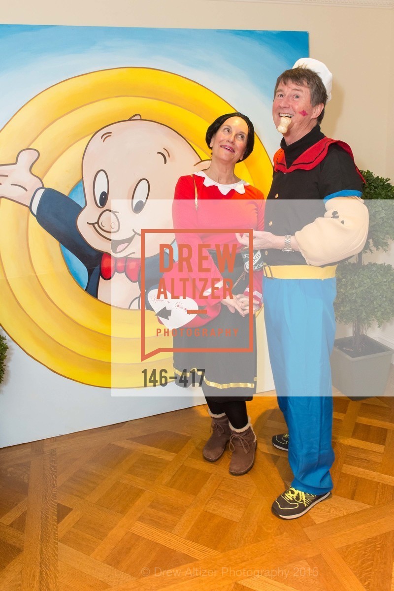 Debby Sagues, Paul Sagues, Wolfson-Federighi Cartoon Costume Party, Private Residence. 737 Bay Road, October 24th, 2015,Drew Altizer, Drew Altizer Photography, full-service agency, private events, San Francisco photographer, photographer california