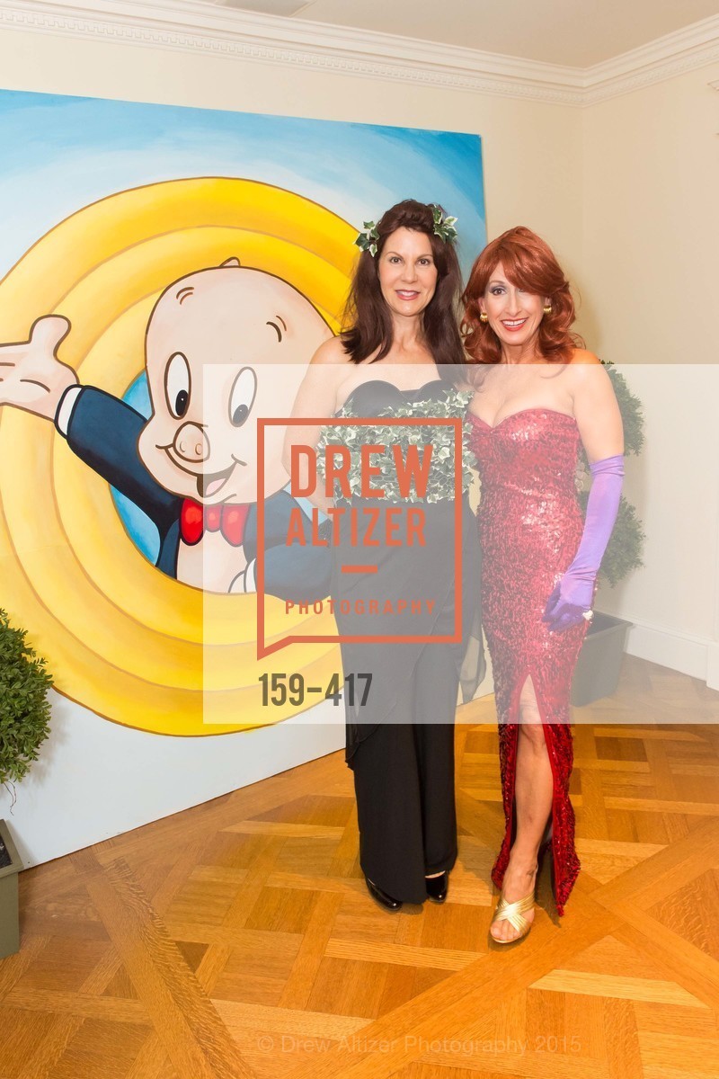 Katie Jarman, Toni Wolfson, Wolfson-Federighi Cartoon Costume Party, Private Residence. 737 Bay Road, October 24th, 2015