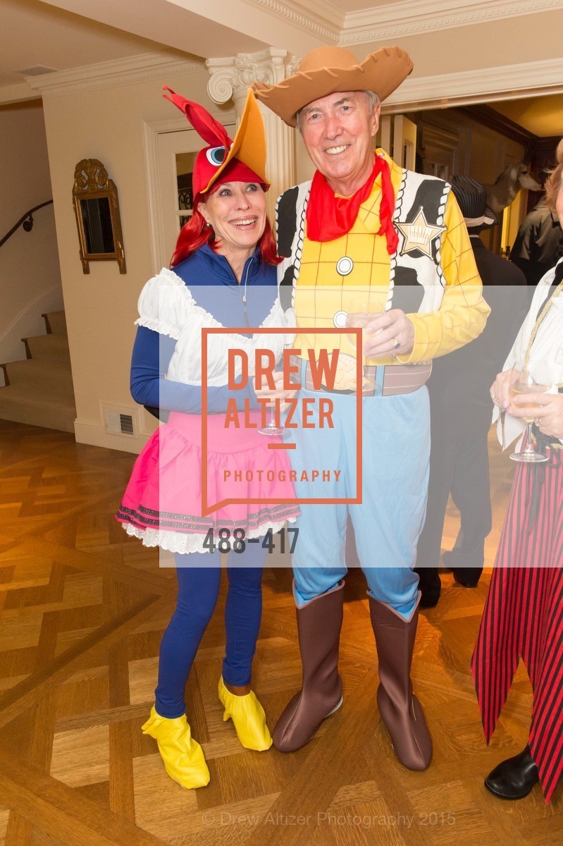 Sheila Nemer, Ian Cartwright, Wolfson-Federighi Cartoon Costume Party, Private Residence. Private Residence, . 737 Bay Road, October 24th, 2015, Photo #488-417 Sheila Nemer, Ian Cartwright, Photo #488-417