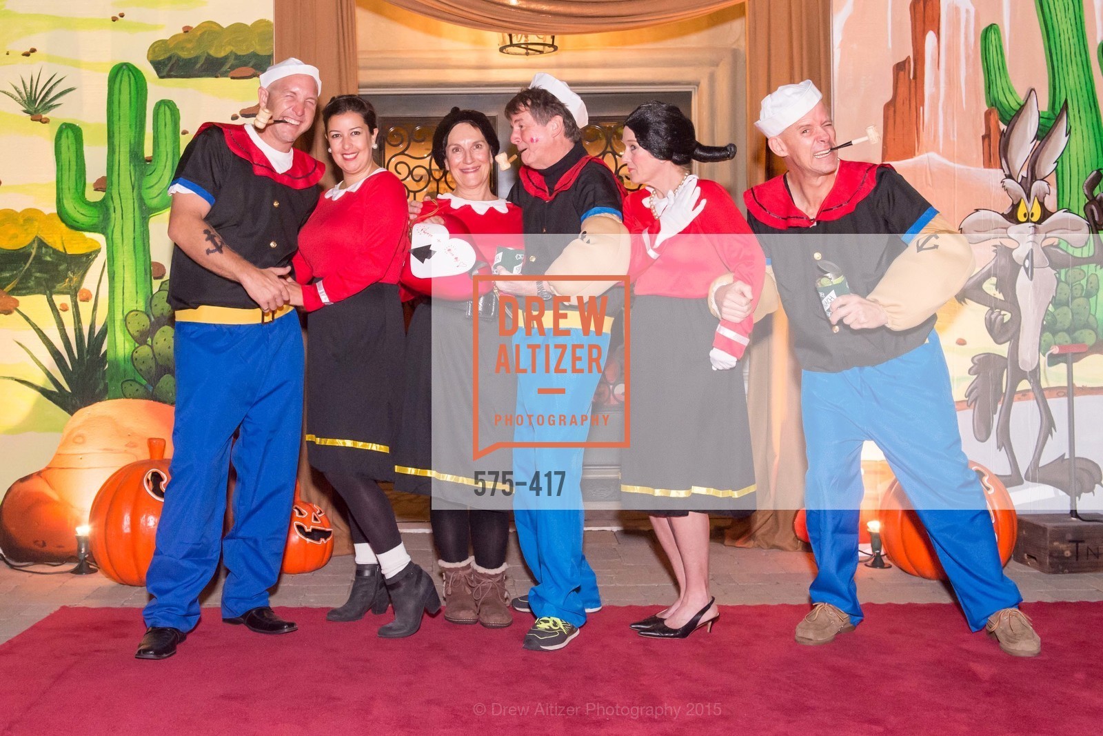 David Tamboury, Nikki Tamboury, Debby Sagues, Paul Sagues, Ann Slucky, Andy Slucky, Wolfson-Federighi Cartoon Costume Party, Private Residence. 737 Bay Road, October 24th, 2015,Drew Altizer, Drew Altizer Photography, full-service agency, private events, San Francisco photographer, photographer california