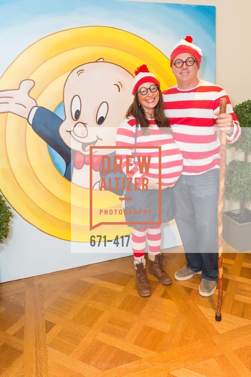 Leah Lamstein, Aaron Lamstein, Wolfson-Federighi Cartoon Costume Party, Private Residence. 737 Bay Road, October 24th, 2015,Drew Altizer, Drew Altizer Photography, full-service agency, private events, San Francisco photographer, photographer california