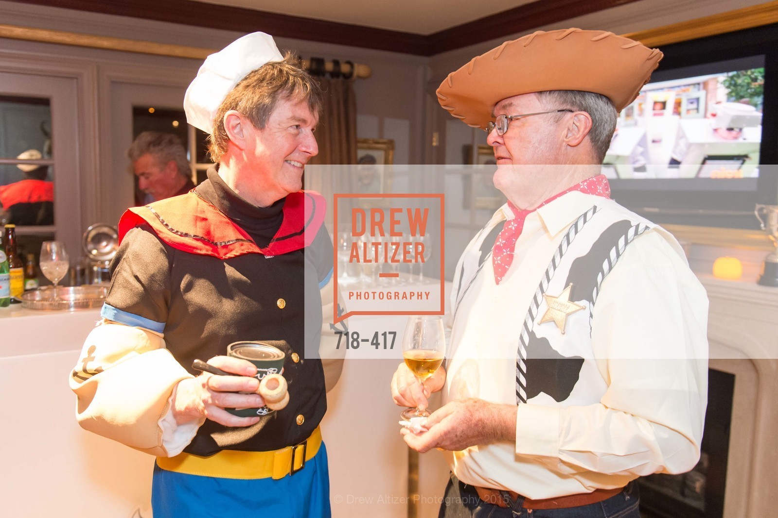 Paul Sagues, Jim Malott, Wolfson-Federighi Cartoon Costume Party, Private Residence. 737 Bay Road, October 24th, 2015,Drew Altizer, Drew Altizer Photography, full-service agency, private events, San Francisco photographer, photographer california
