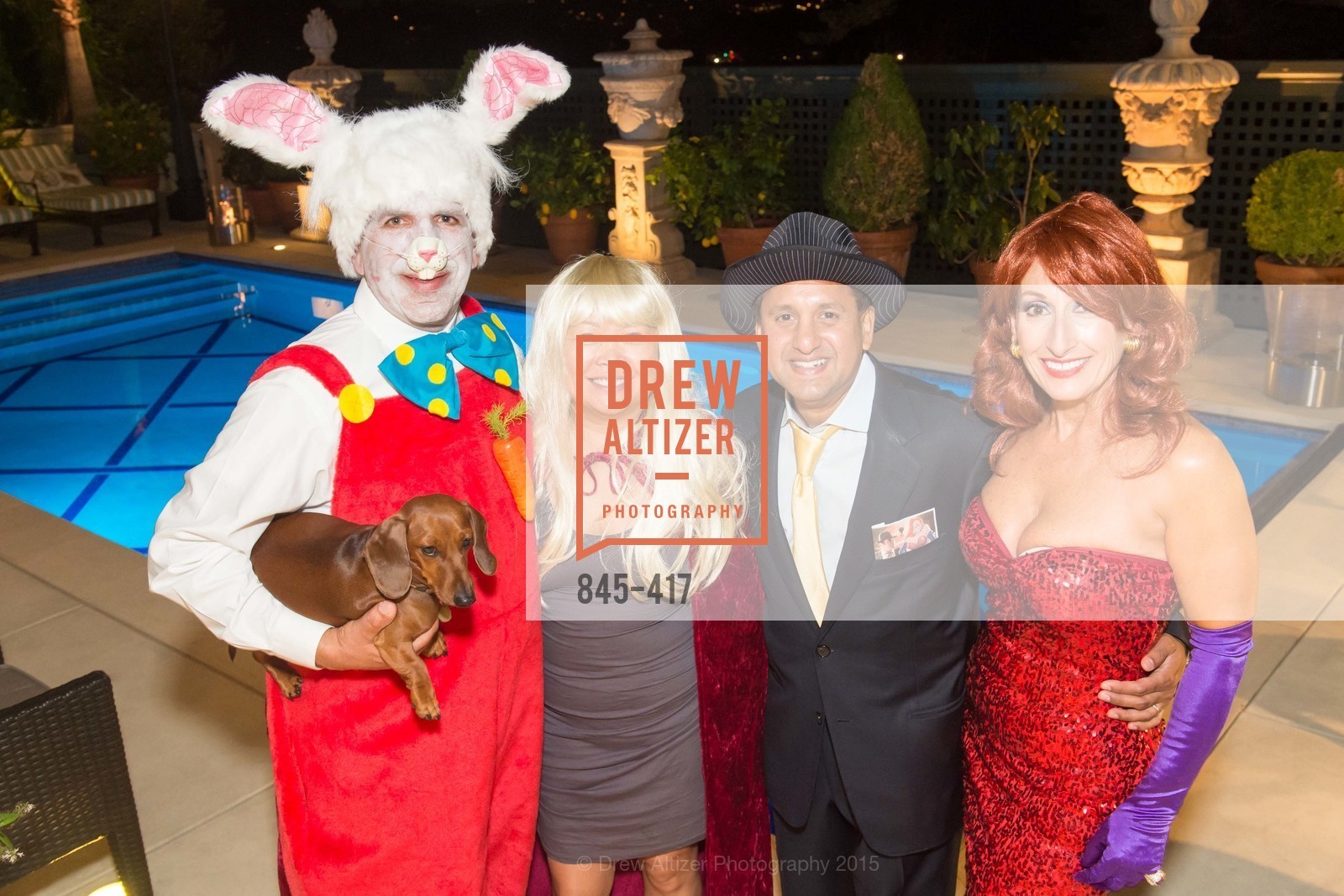 Bob Federighi, Mary Paul Akram, Steve Akram, Toni Wolfson, Wolfson-Federighi Cartoon Costume Party, Private Residence. 737 Bay Road, October 24th, 2015,Drew Altizer, Drew Altizer Photography, full-service agency, private events, San Francisco photographer, photographer california
