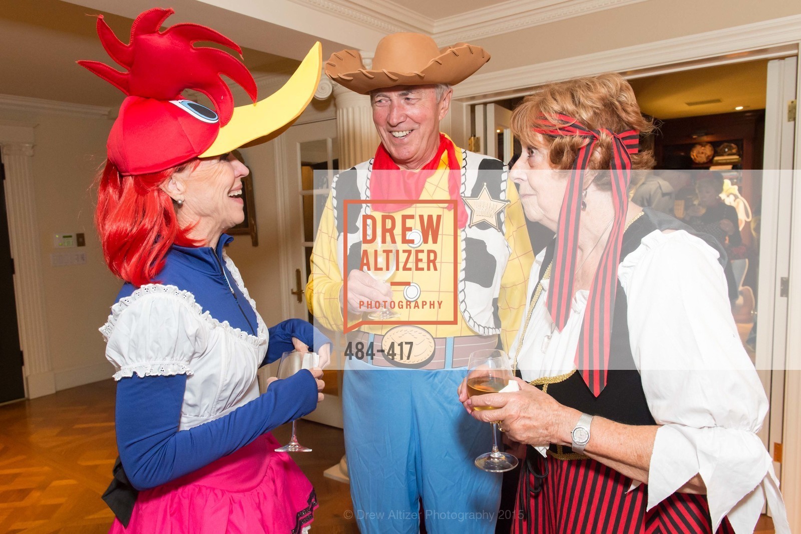 Sheila Nemer, Ian Cartwright, Jean Cartwright, Wolfson-Federighi Cartoon Costume Party, Private Residence. Private Residence, . 737 Bay Road, October 24th, 2015, Photo #484-417 Sheila Nemer, Ian Cartwright, Jean Cartwright, Photo #484-417