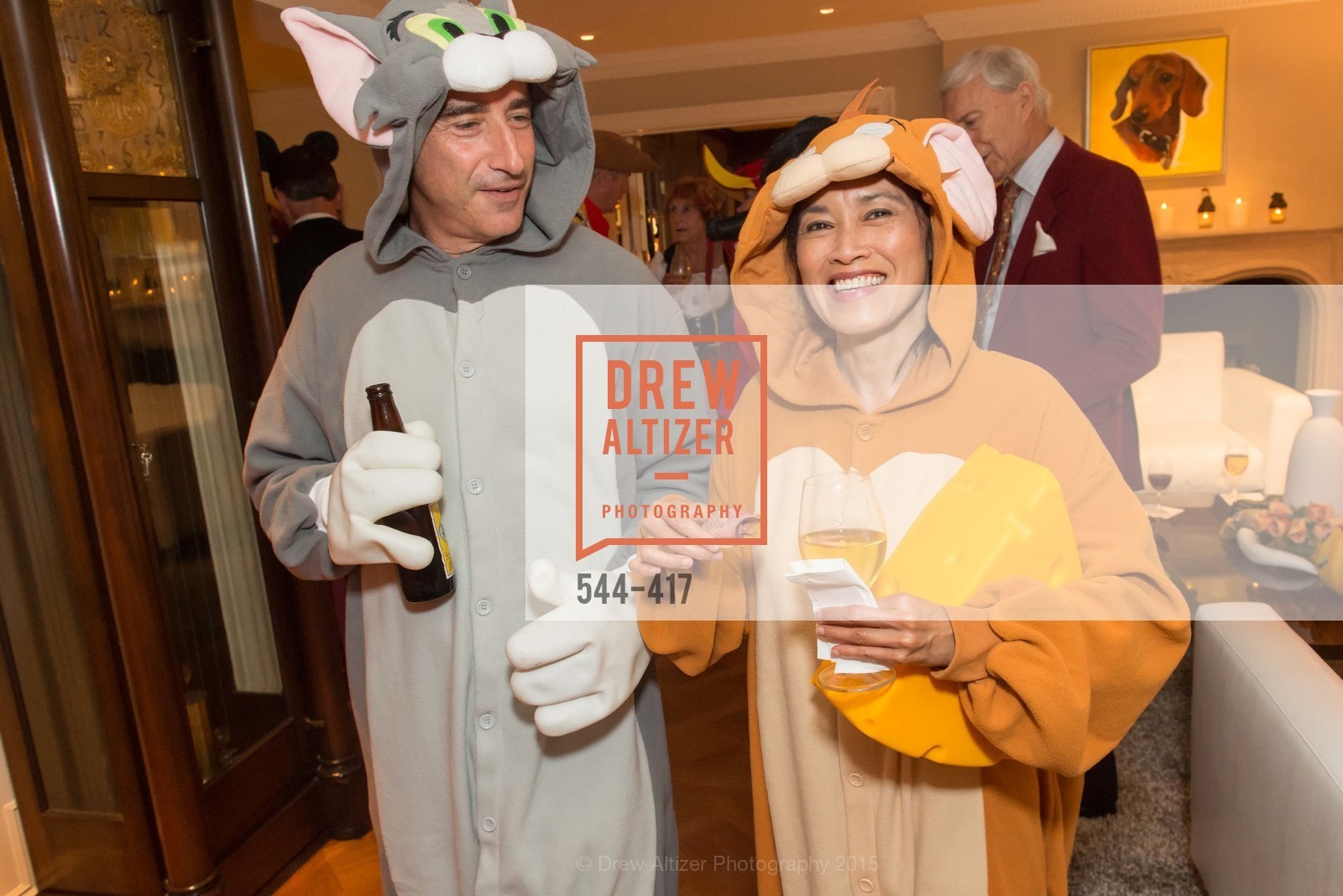 Keith Daly, Katherine Huey, Wolfson-Federighi Cartoon Costume Party, Private Residence. 737 Bay Road, October 24th, 2015,Drew Altizer, Drew Altizer Photography, full-service agency, private events, San Francisco photographer, photographer california