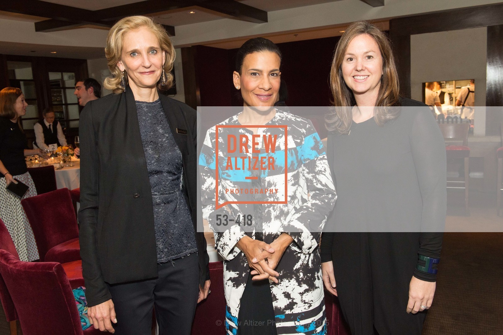 Jennifer Biederbeck, Andrea Fiuczynsky, Sarah Shepard, Artsy and Sotheby's Village Pub Dinner, Village Pub, October 27th, 2015,Drew Altizer, Drew Altizer Photography, full-service agency, private events, San Francisco photographer, photographer california