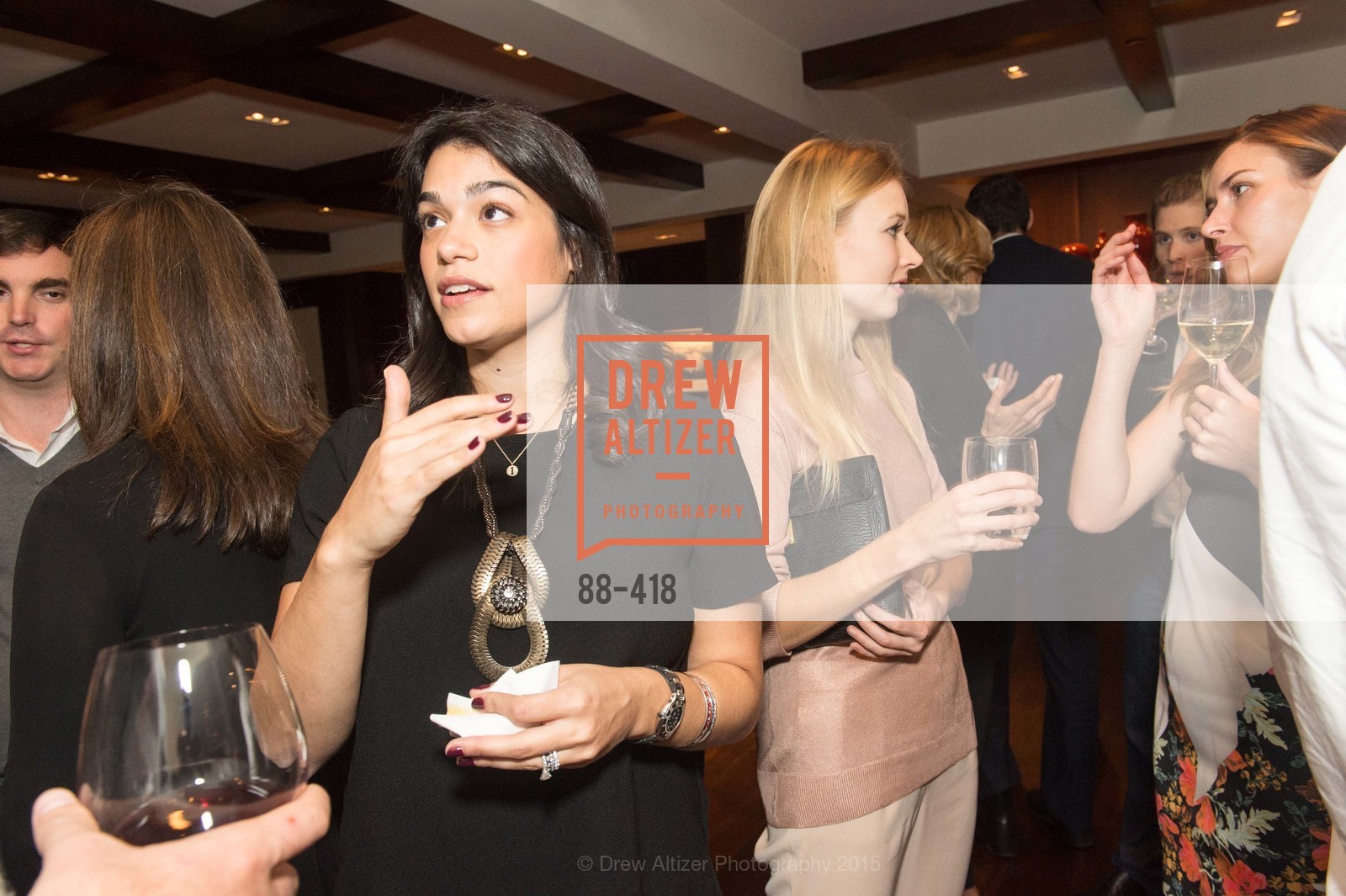 Rebecca Rathael, Elena Soboleva, Artsy and Sotheby's Village Pub Dinner, Village Pub, October 27th, 2015,Drew Altizer, Drew Altizer Photography, full-service agency, private events, San Francisco photographer, photographer california