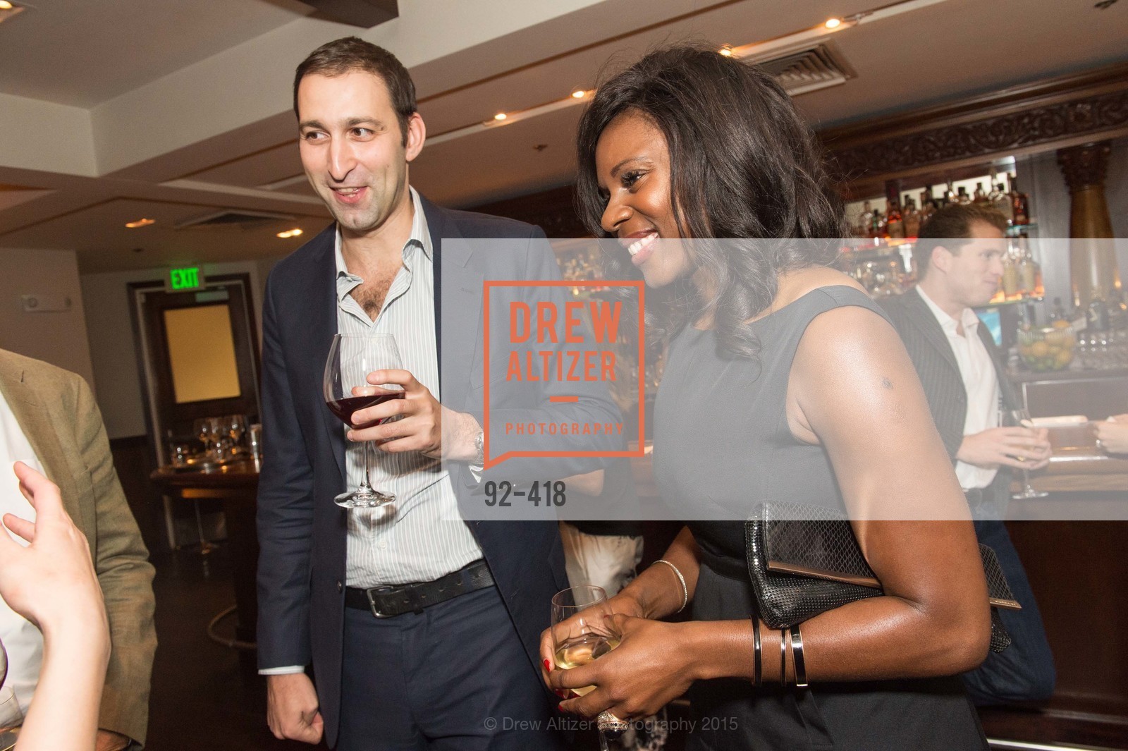 Daniel Doubrovkine, NIna Mundi, Artsy and Sotheby's Village Pub Dinner, Village Pub. Village Pub, October 27th, 2015, Photo #92-418 Daniel Doubrovkine, NIna Mundi, Photo #92-418