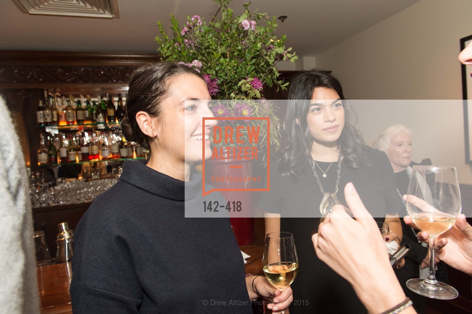 Michelle Finocchi, Rebecca Rathael, Artsy and Sotheby's Village Pub Dinner, Village Pub, October 27th, 2015,Drew Altizer, Drew Altizer Photography, full-service event agency, private events, San Francisco photographer, photographer California