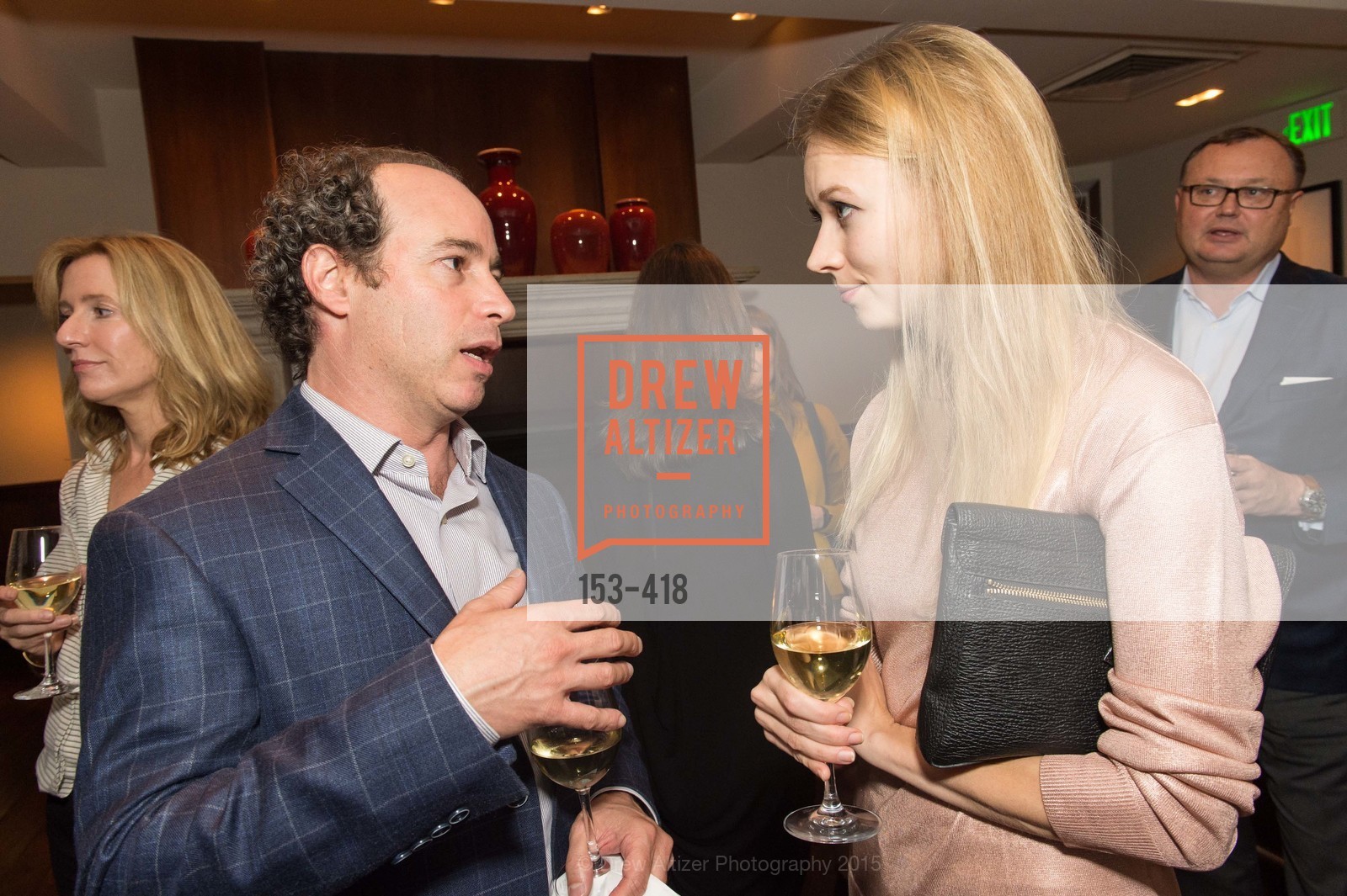 Jason Linetzky, Elena Soboleva, Artsy and Sotheby's Village Pub Dinner, Village Pub, October 27th, 2015