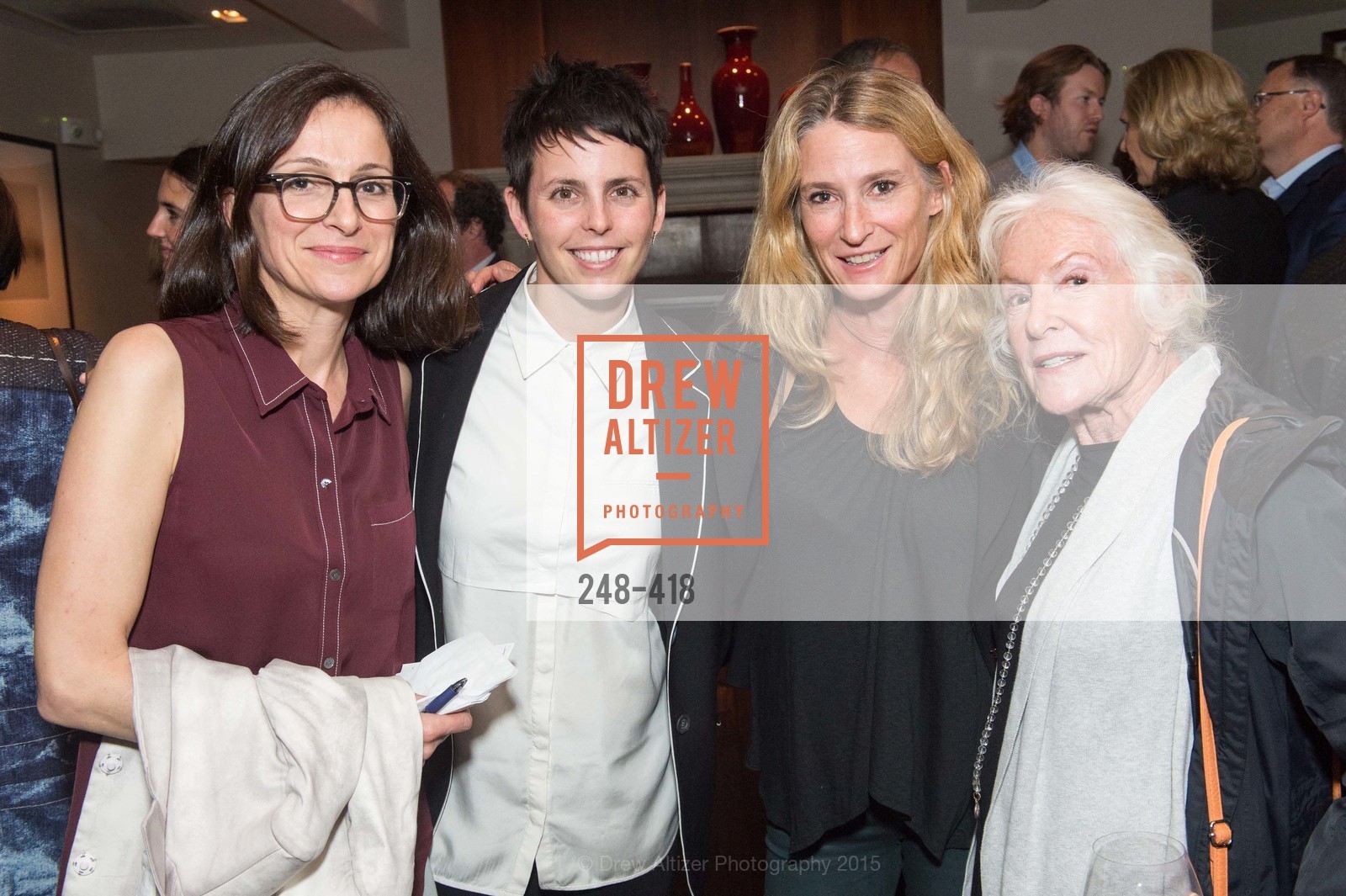 Sarah Thornton, Jessica Silverman, Melinda Johnson, Dasi Herz, Artsy and Sotheby's Village Pub Dinner, Village Pub, October 27th, 2015,Drew Altizer, Drew Altizer Photography, full-service agency, private events, San Francisco photographer, photographer california
