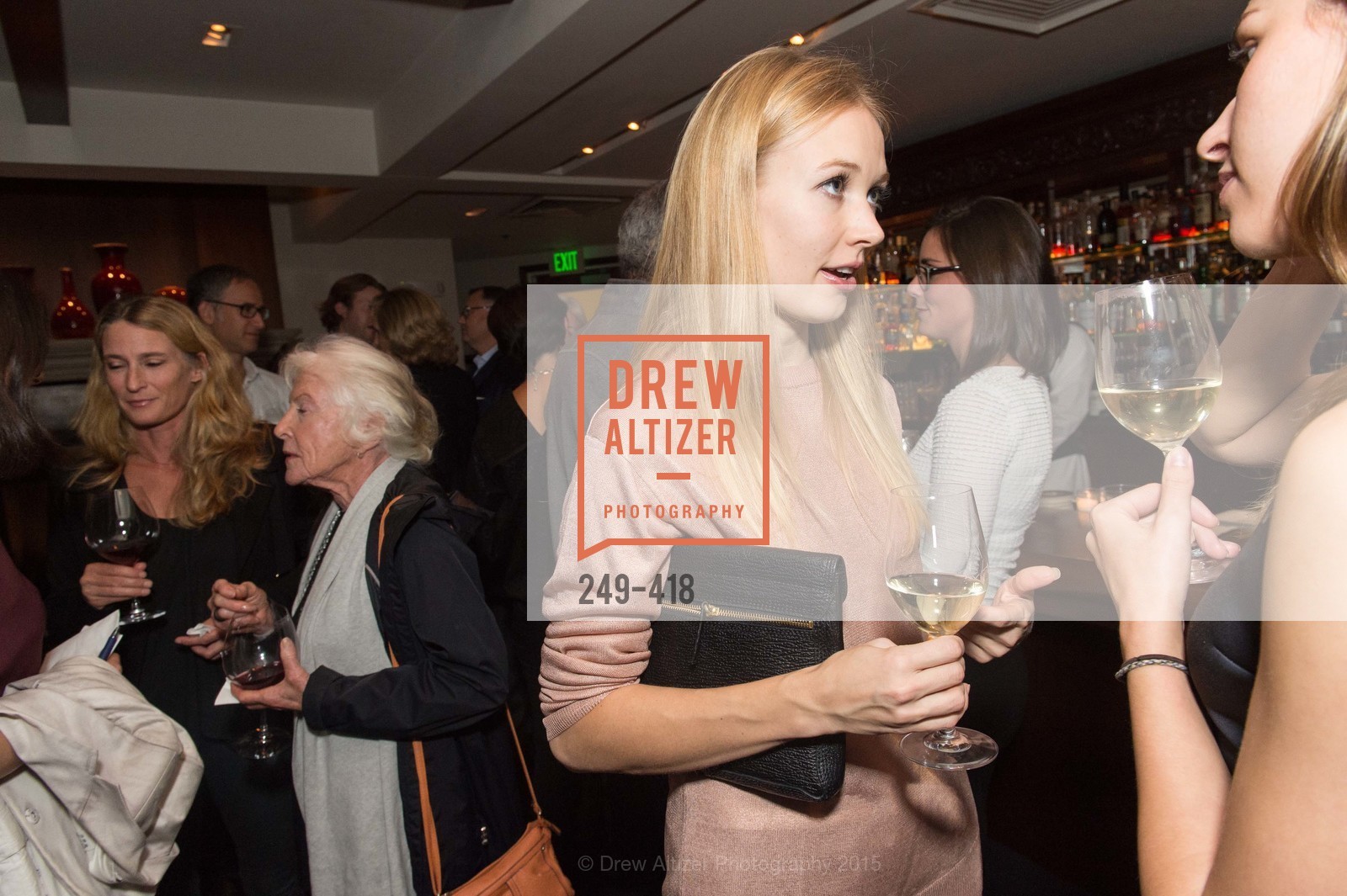 Elena Soboleva, Artsy and Sotheby's Village Pub Dinner, Village Pub, October 27th, 2015,Drew Altizer, Drew Altizer Photography, full-service agency, private events, San Francisco photographer, photographer california