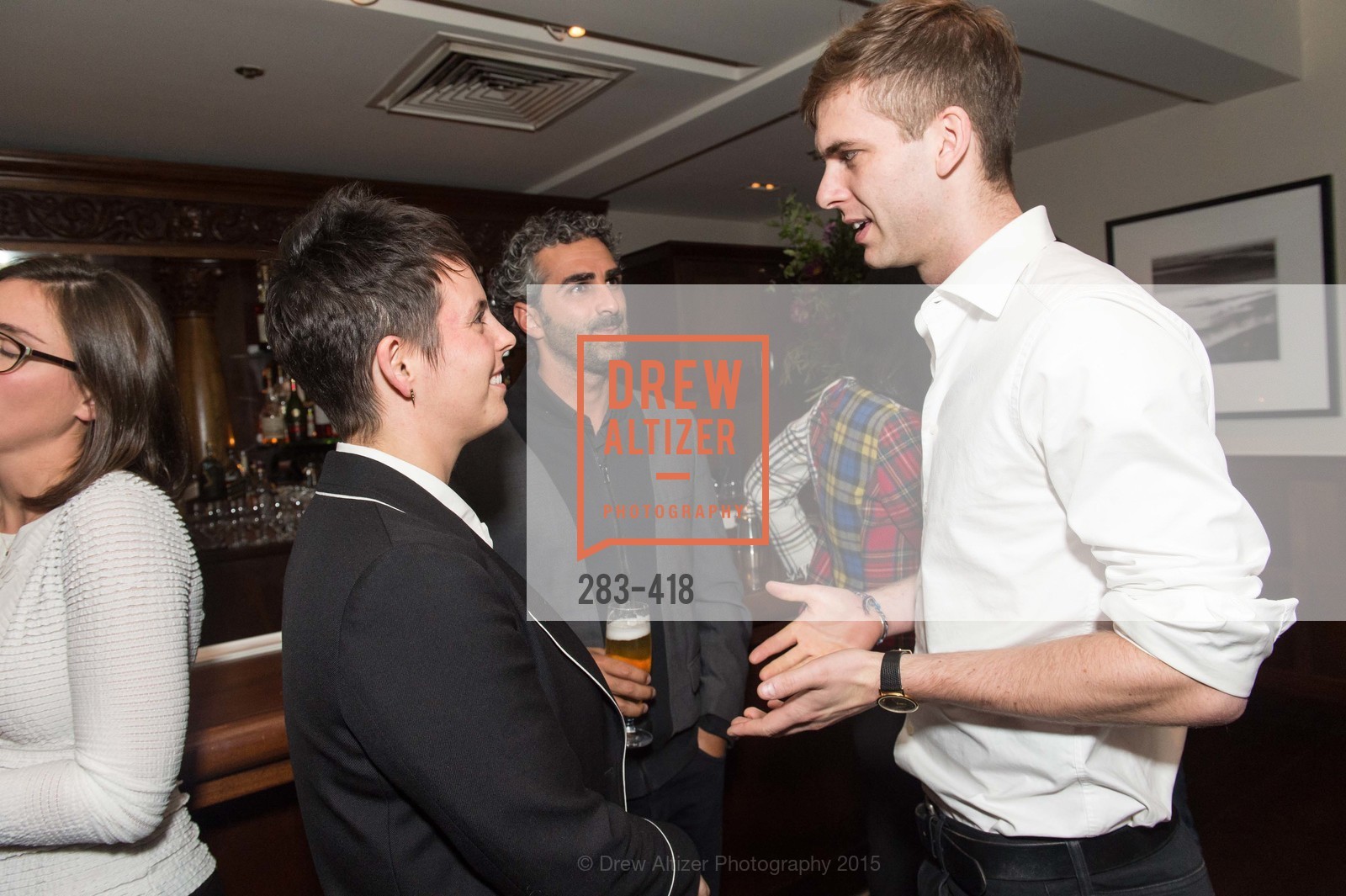Jessica Silverman, Amir Mortazavi, Carter Cleveland, Artsy and Sotheby's Village Pub Dinner, Village Pub, October 27th, 2015,Drew Altizer, Drew Altizer Photography, full-service agency, private events, San Francisco photographer, photographer california
