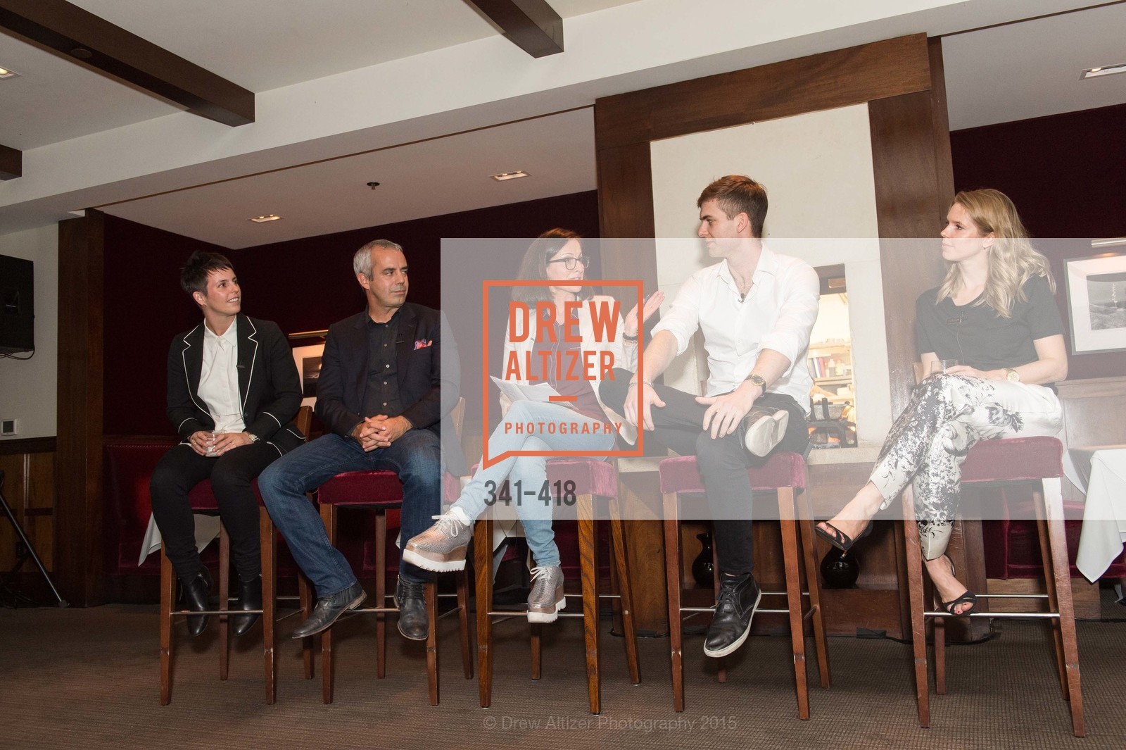 Jessica Silverman, Kevin Johnson, Sarah Thornton, Carter Cleveland, Courtney Kremers, Artsy and Sotheby's Village Pub Dinner, Village Pub, October 27th, 2015,Drew Altizer, Drew Altizer Photography, full-service event agency, private events, San Francisco photographer, photographer California