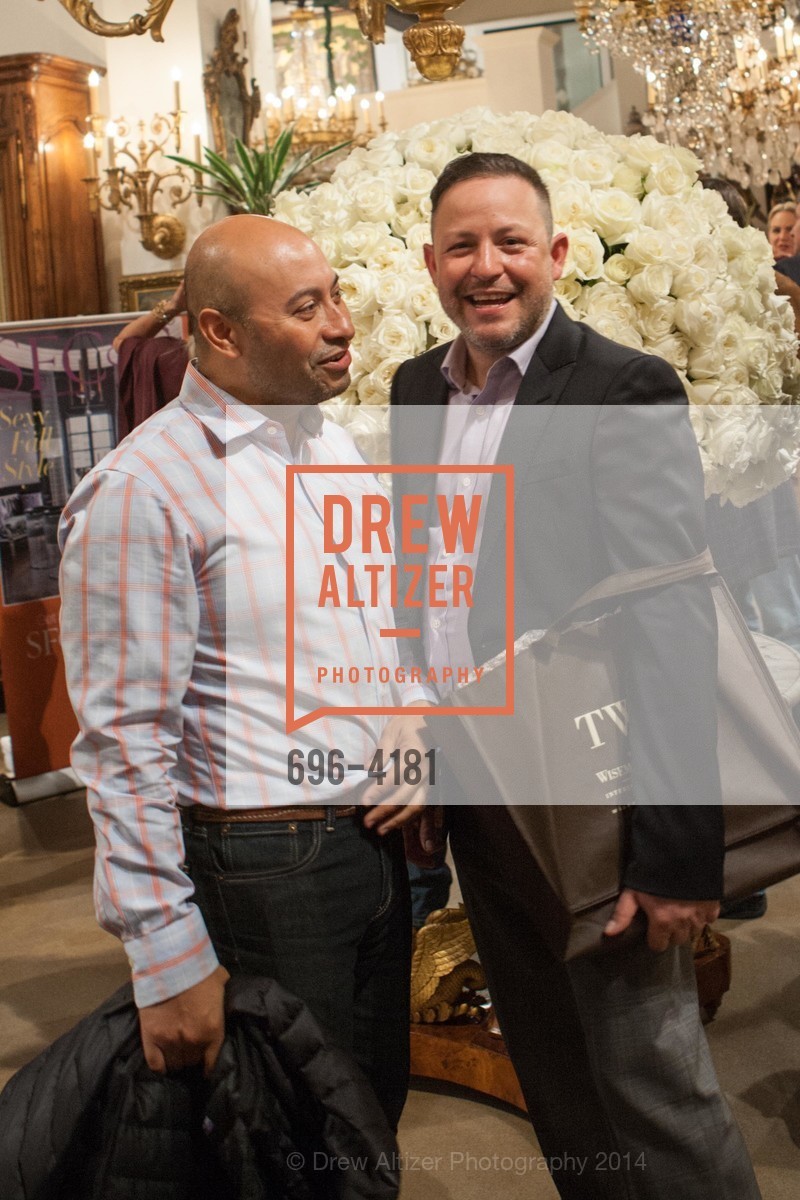 Paul Molina, Rey Alvarado, Book signing and celebration for THE WISEMAN GROUP'S New Book "Inner Spaces" at C. Mariani Antiques, US, October 31st, 2014, Photo #696-4181 Paul Molina, Rey Alvarado, Photo #696-4181
