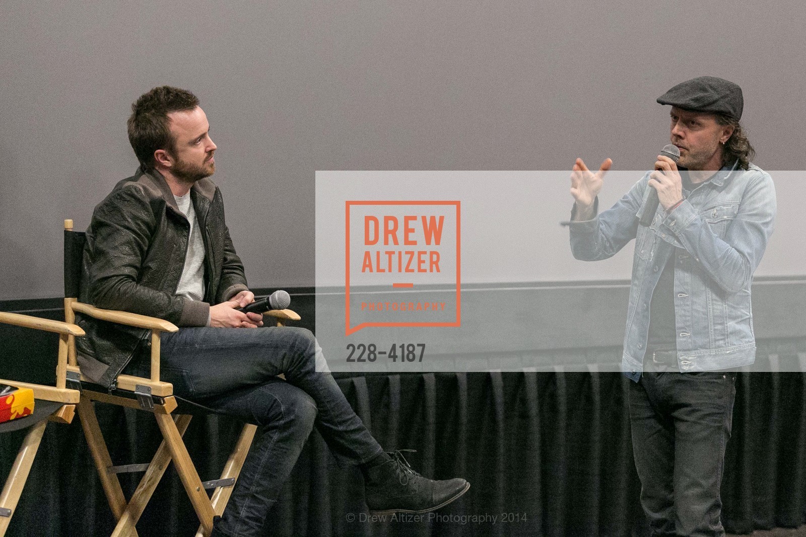 Aaron Paul, Lars Ulrich, Special Fan Screening of DreamWorks Pictures NEED FOR SPEED, US, March 4th, 2014, Photo #228-4187 Aaron Paul, Lars Ulrich, Photo #228-4187