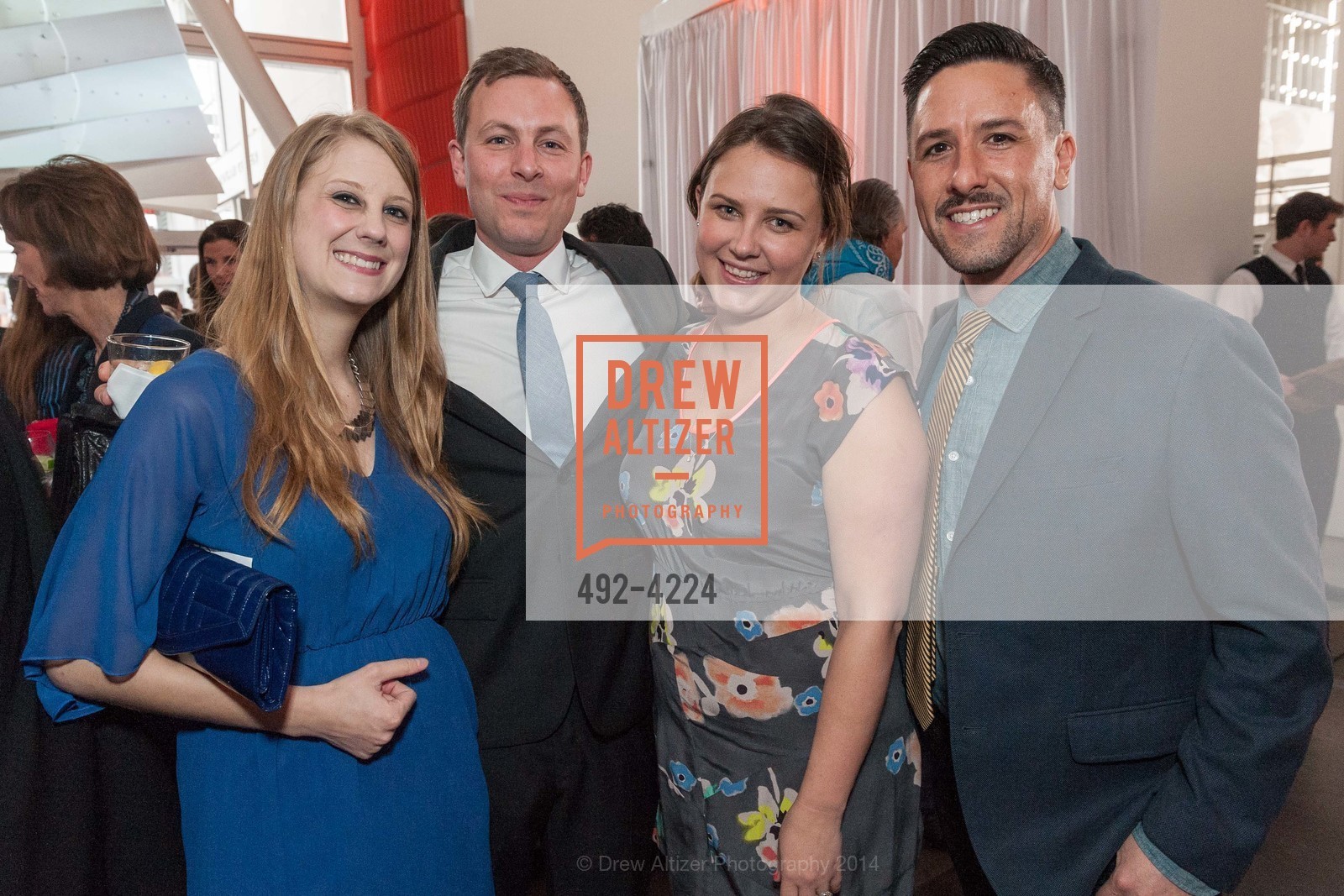 Ali Haeusslein, Seth Curcio, Julie Hunson, Matt Lipps, Blue Prints, Blue Jeans & Bluegrass: A CCA Scholarship Gala in Honor of Art Gensler, US, March 26th, 2014, Photo #492-4224 Ali Haeusslein, Seth Curcio, Julie Hunson, Matt Lipps, Photo #492-4224