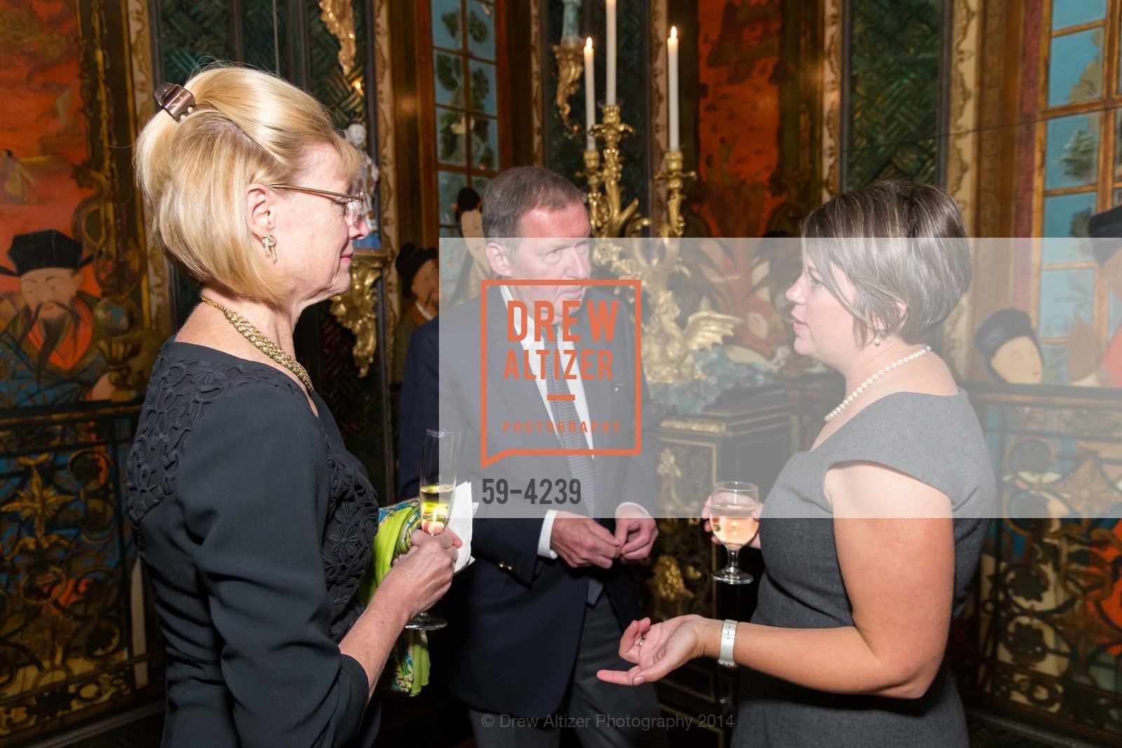 Martha Kennedy, Raul Kennedy, Kelly Sudder, Cocktail Reception for CHINATI FOUNDATION, US, November 21st, 2014, Photo #59-4239 Martha Kennedy, Raul Kennedy, Kelly Sudder, Photo #59-4239
