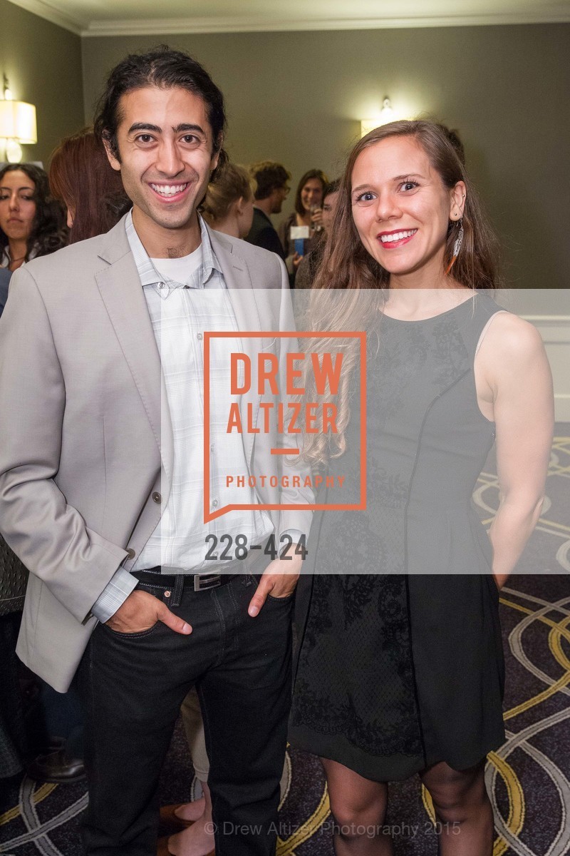 Shervin Sahba, Anna Schindler, 2015 ARCS Foundation Scholar Awards Luncheon, The Fairmont San Francisco. The Fairmont San Francisco, . 950 Mason St, October 29th, 2015, Photo #228-424 Shervin Sahba, Anna Schindler, Photo #228-424