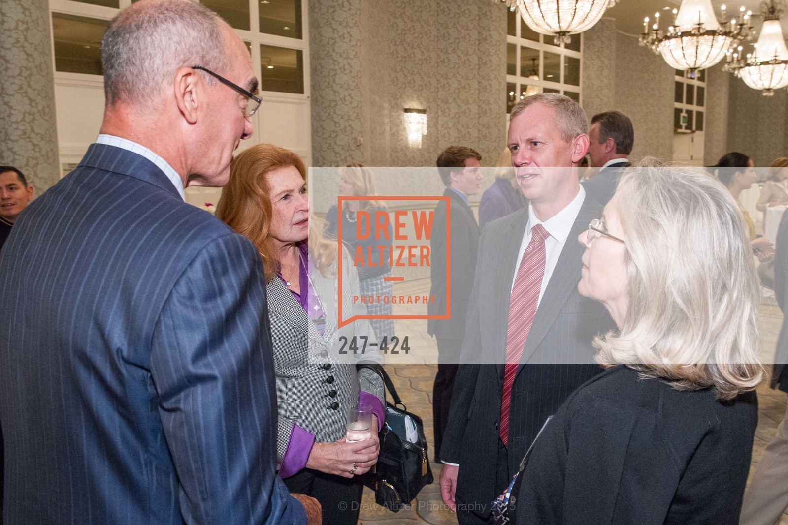 Dennis Mooradian, Sande Schlumberger, David Anderson, Susan Mooradian, 2015 ARCS Foundation Scholar Awards Luncheon, The Fairmont San Francisco. 950 Mason St, October 29th, 2015,Drew Altizer, Drew Altizer Photography, full-service agency, private events, San Francisco photographer, photographer california