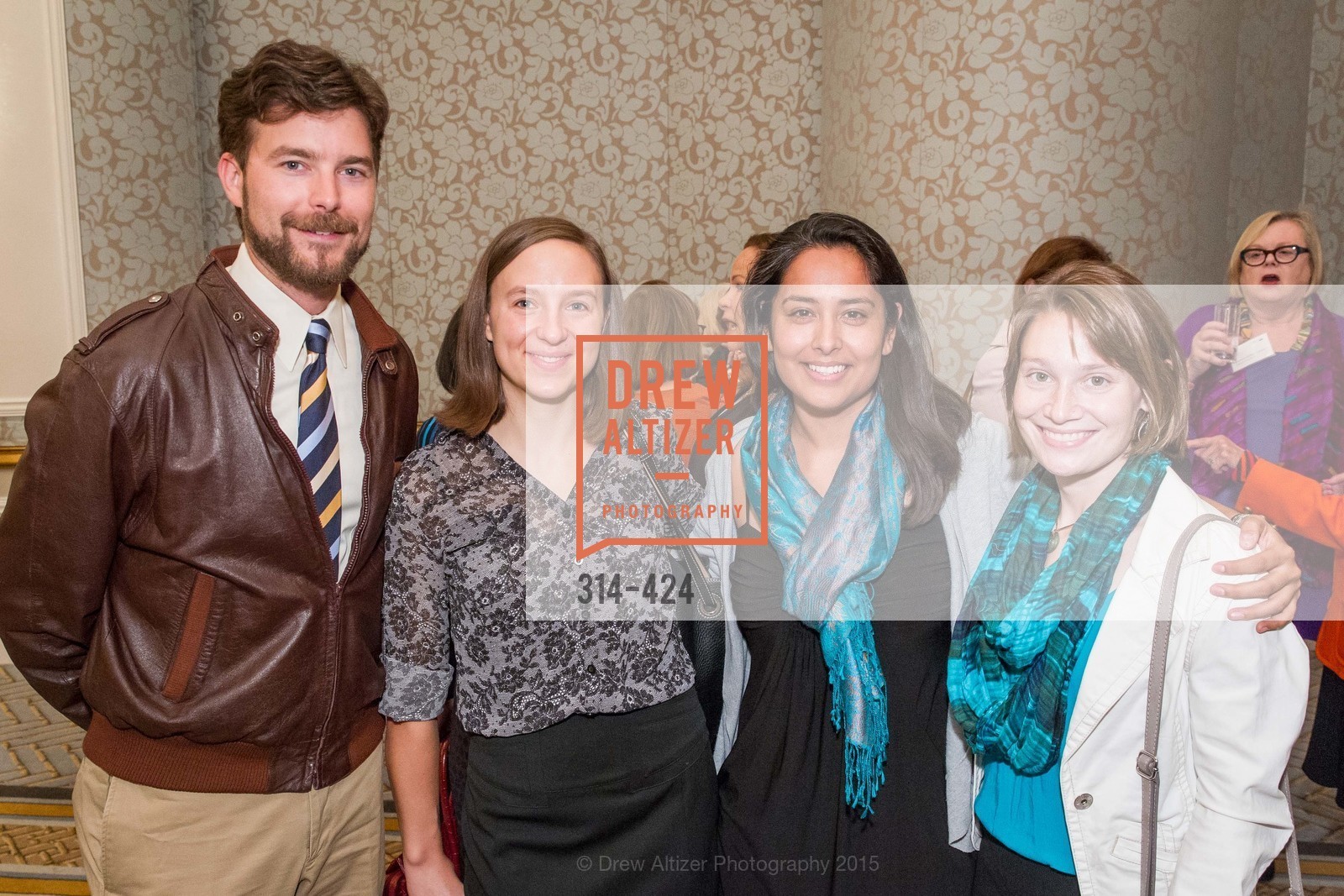 Matt Whalen, Amber Schedlbauer, Millie Copara, Abby Laman-Maharg, 2015 ARCS Foundation Scholar Awards Luncheon, The Fairmont San Francisco. The Fairmont San Francisco, . 950 Mason St, October 29th, 2015, Photo #314-424 Matt Whalen, Amber Schedlbauer, Millie Copara, Abby Laman-Maharg, Photo #314-424
