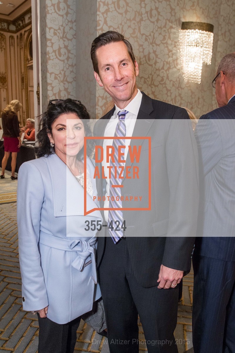 Deborah Mann, Keith McLane, 2015 ARCS Foundation Scholar Awards Luncheon, The Fairmont San Francisco. The Fairmont San Francisco, . 950 Mason St, October 29th, 2015, Photo #355-424 Deborah Mann, Keith McLane, Photo #355-424