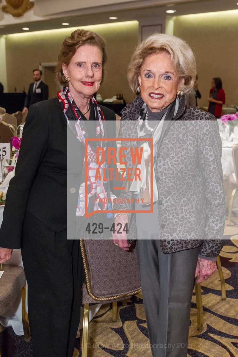 Elizabeth Devlin, Harriet Quarre, 2015 ARCS Foundation Scholar Awards Luncheon, The Fairmont San Francisco. The Fairmont San Francisco, . 950 Mason St, October 29th, 2015, Photo #429-424 Elizabeth Devlin, Harriet Quarre, Photo #429-424