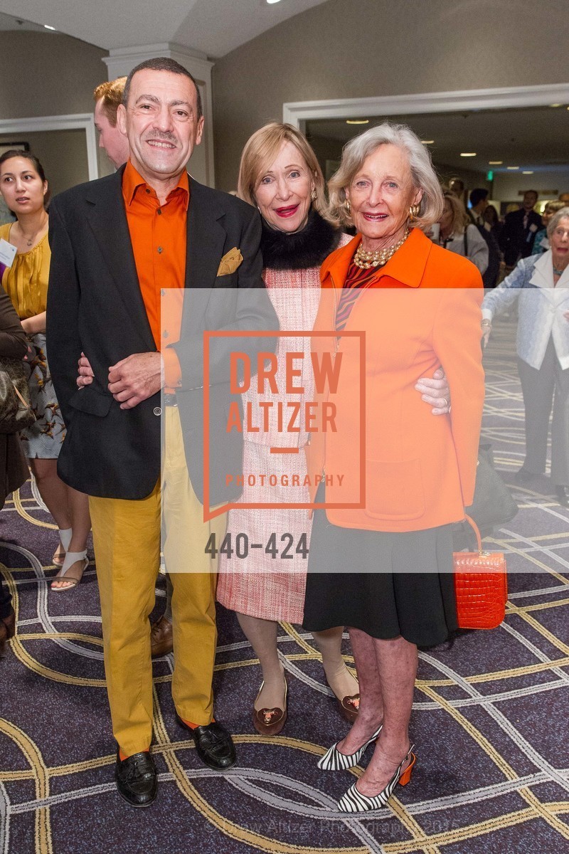 Albert Bartridge, Anne Seymour, Patsy Pope, 2015 ARCS Foundation Scholar Awards Luncheon, The Fairmont San Francisco. The Fairmont San Francisco, . 950 Mason St, October 29th, 2015, Photo #440-424 Albert Bartridge, Anne Seymour, Patsy Pope, Photo #440-424