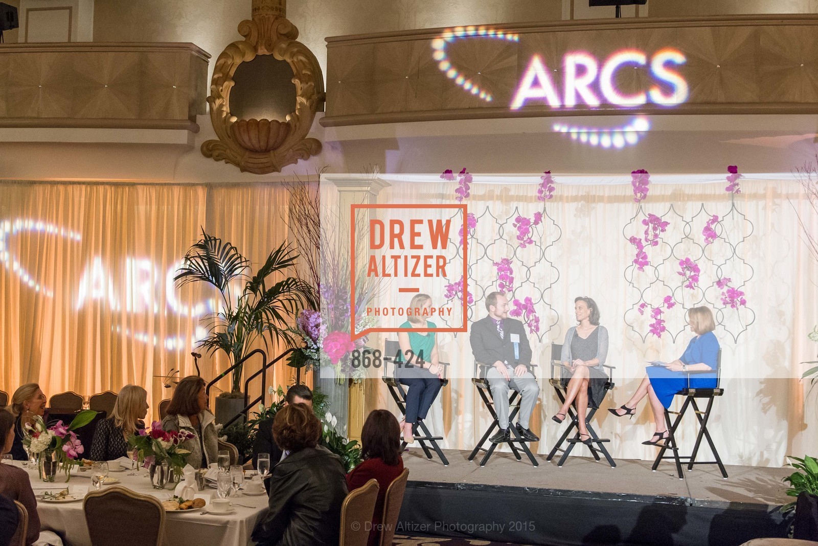 Kathleen Sokolowsky, Brad Hobson, Elizabeth Devitt, Susan Taylor, 2015 ARCS Foundation Scholar Awards Luncheon, The Fairmont San Francisco. 950 Mason St, October 29th, 2015
