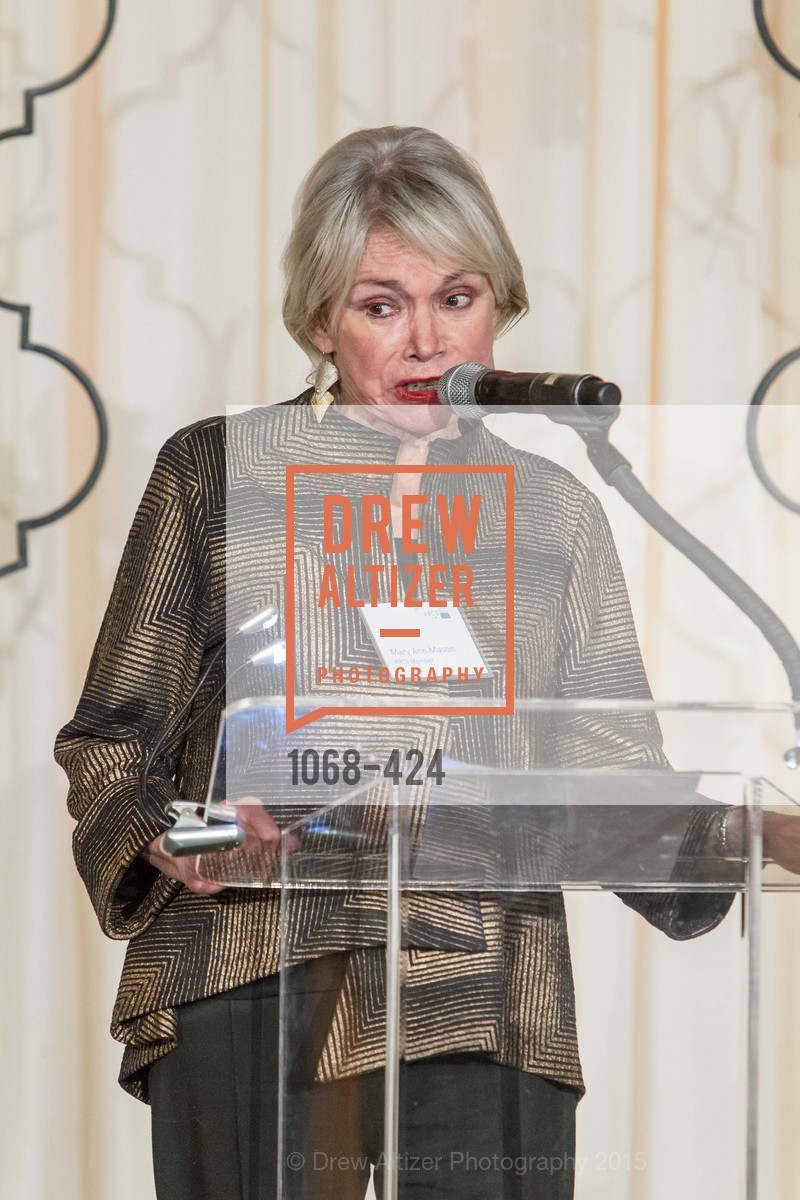 Mary Ann Mason, 2015 ARCS Foundation Scholar Awards Luncheon, The Fairmont San Francisco. 950 Mason St, October 29th, 2015,Drew Altizer, Drew Altizer Photography, full-service agency, private events, San Francisco photographer, photographer california